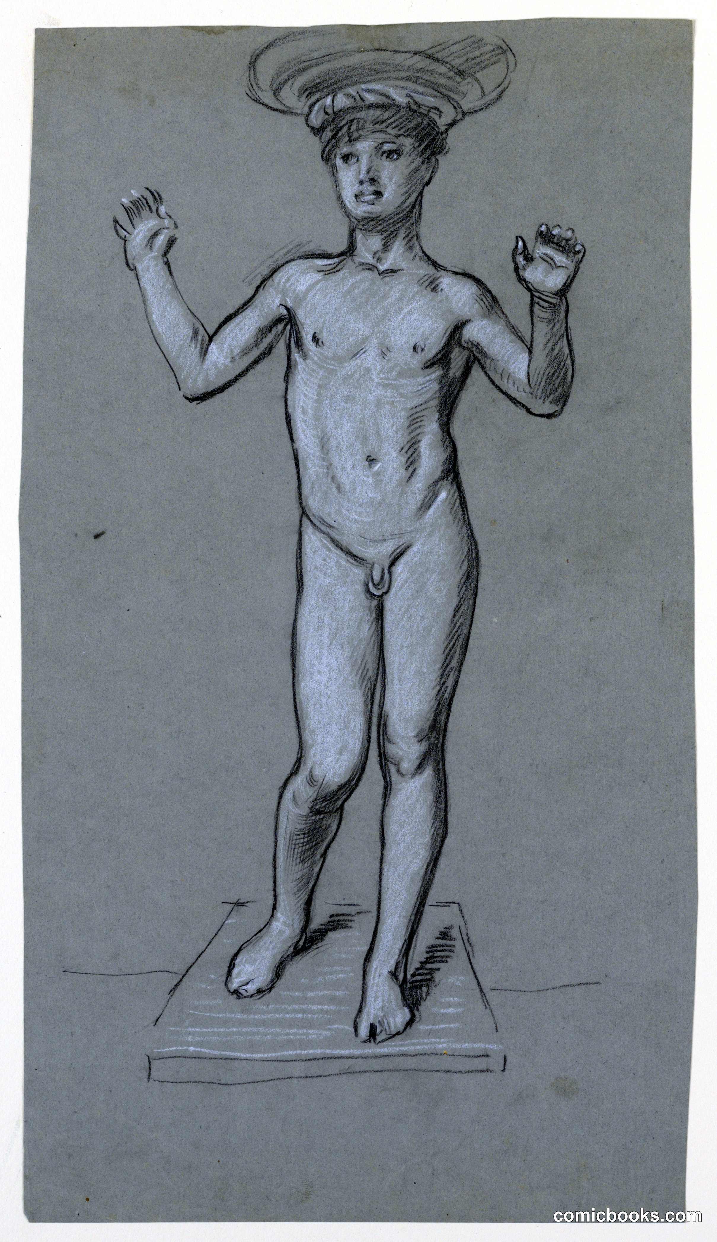 Figure Study for a Fountain Design
