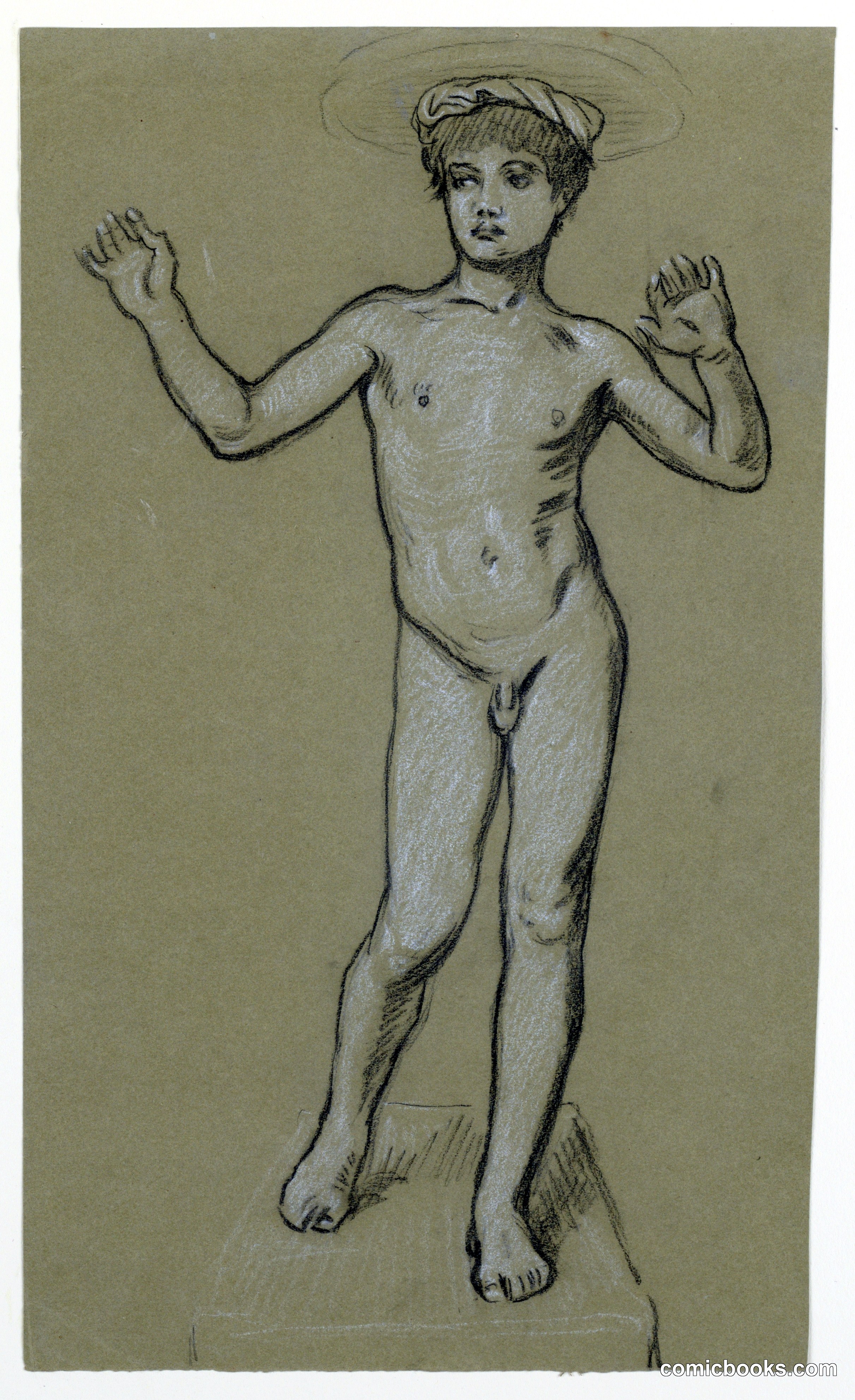 Figure Study for a Fountain Design