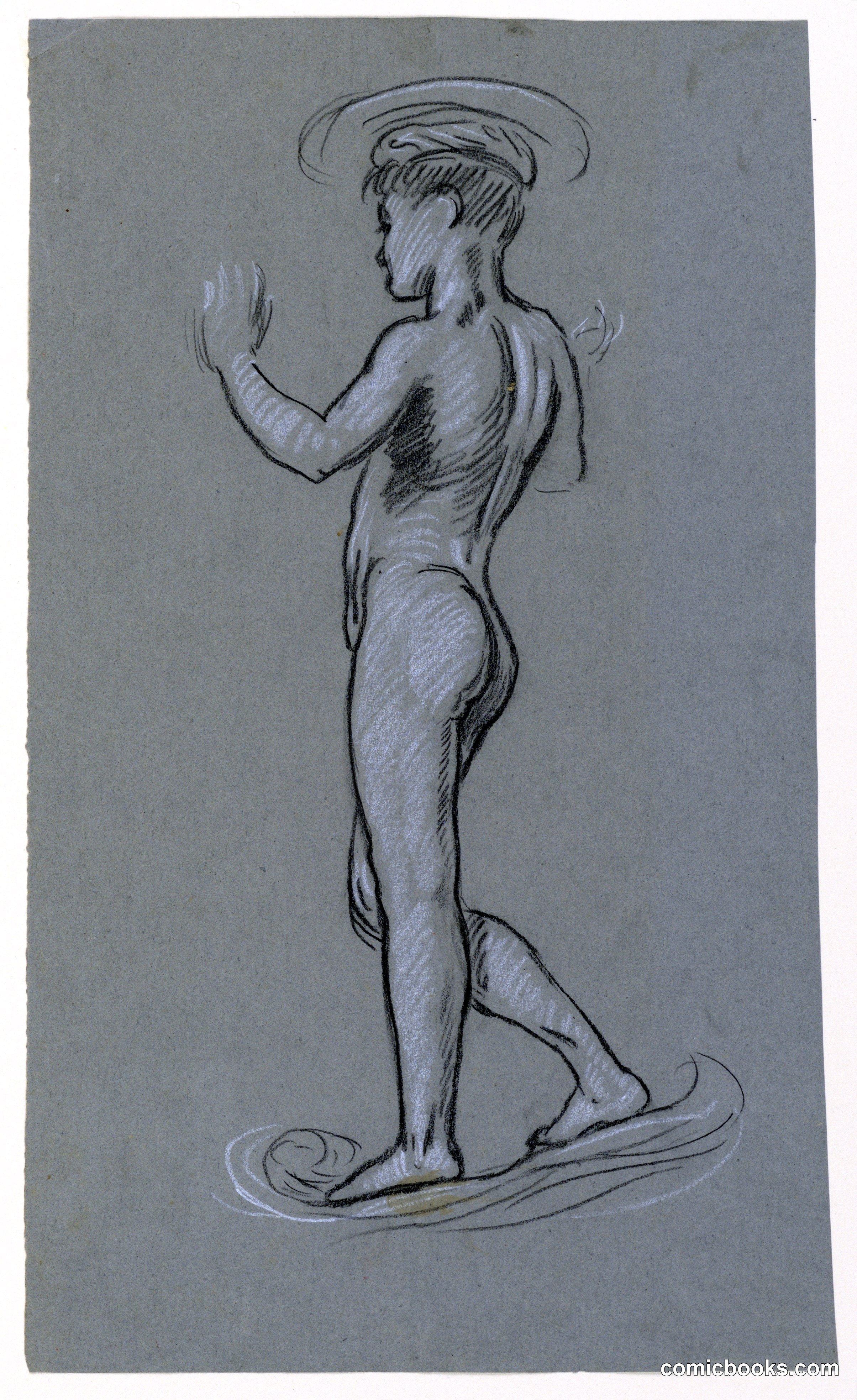 Figure Study for a Fountain Design