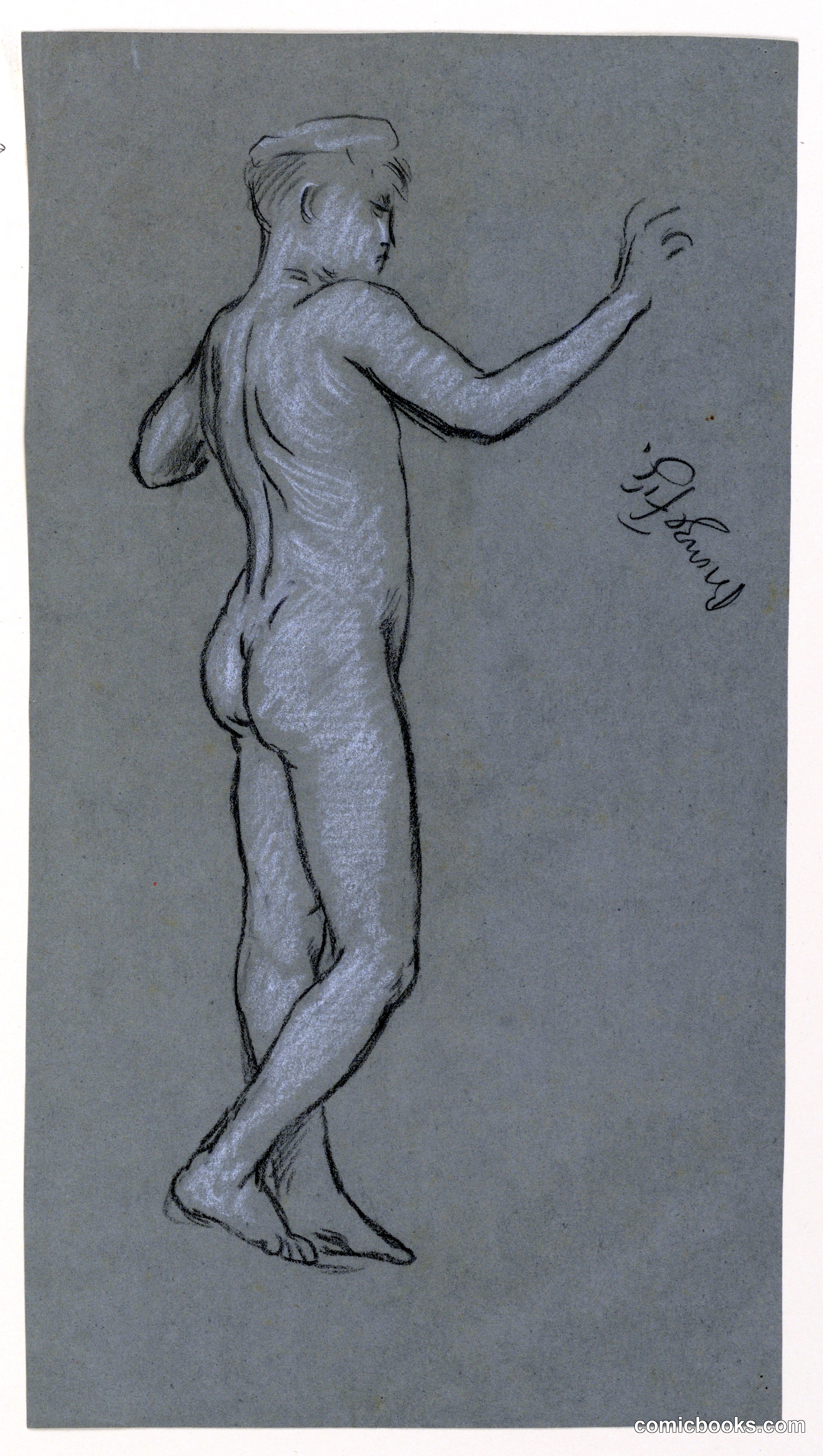 Figure Study for a Fountain Design