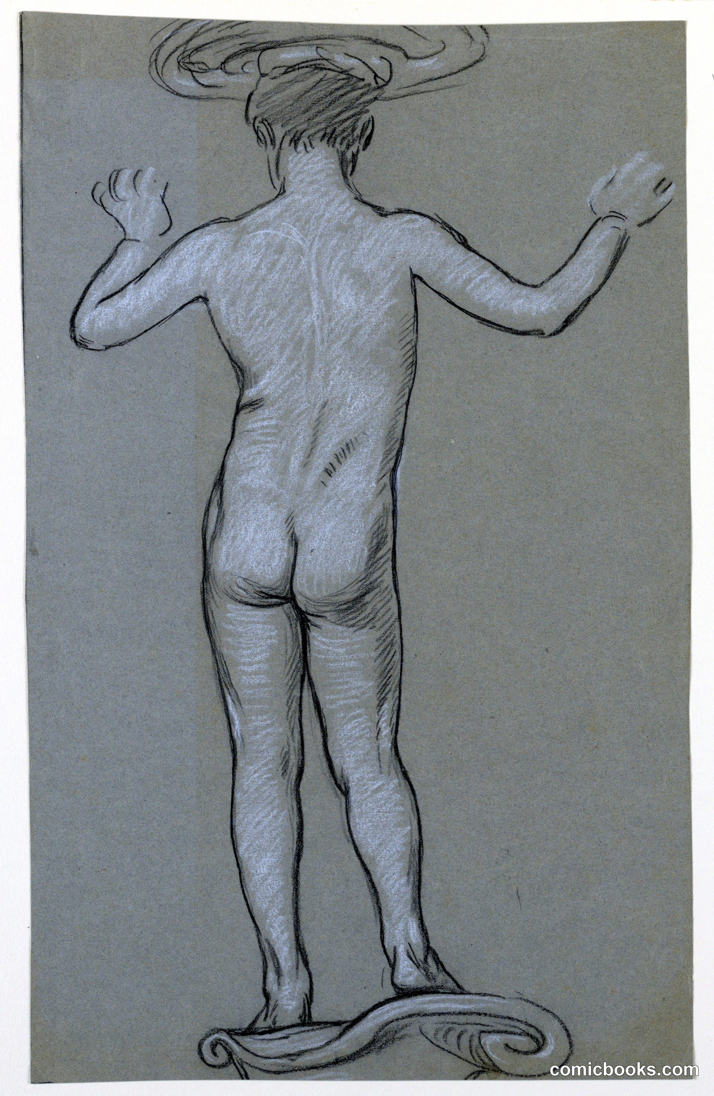 Figure Study: Design for a Fountain