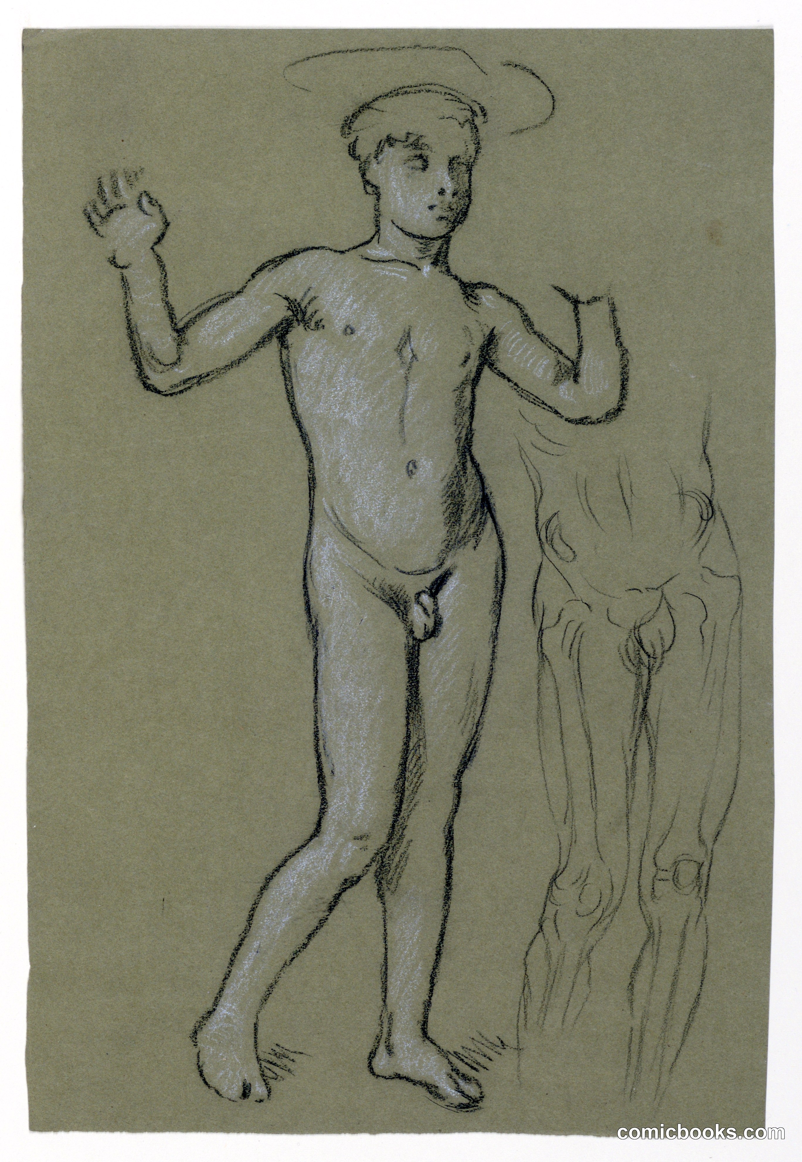Figure Study for a Fountain Design