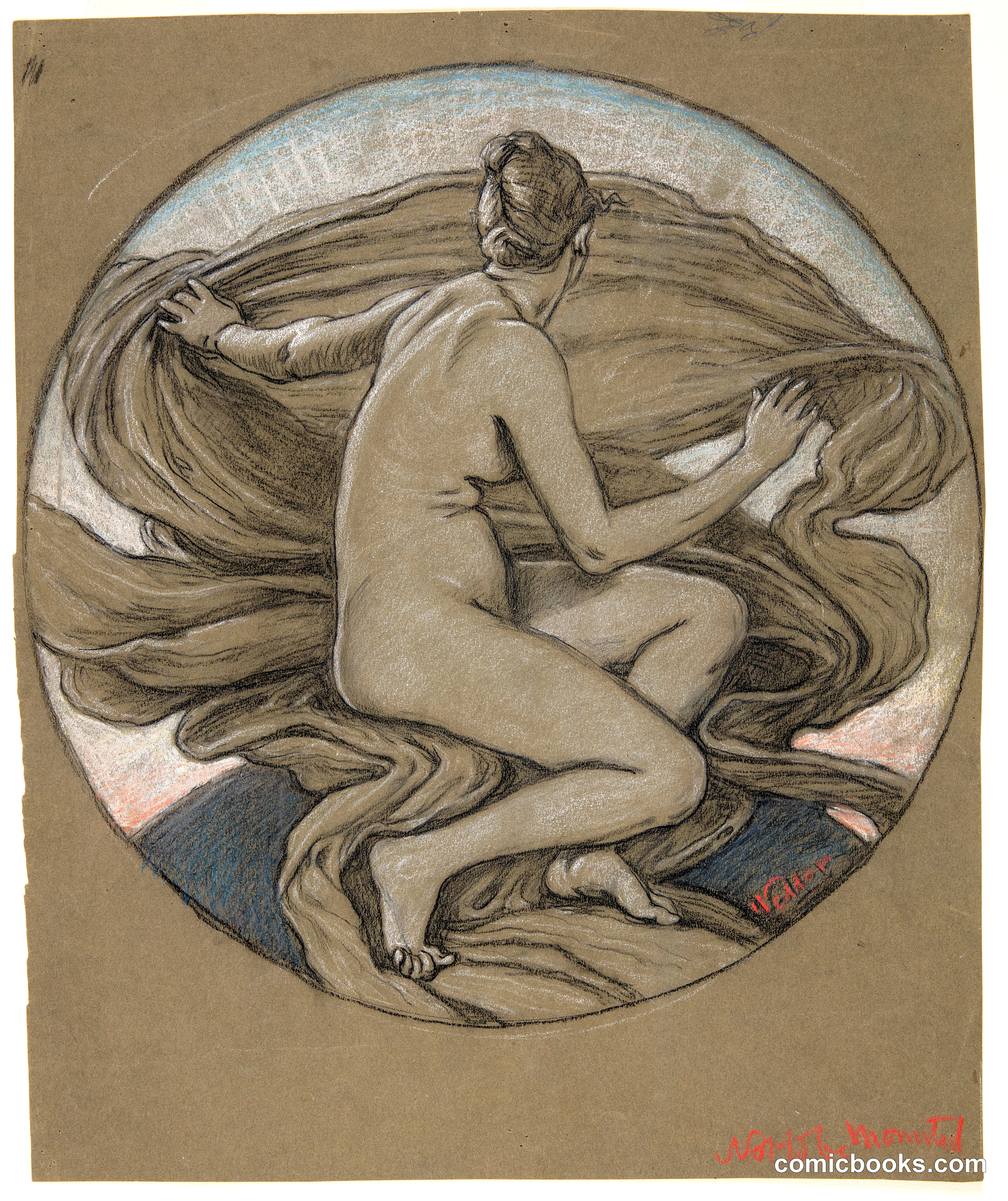 Study for 'The Morning Glory'