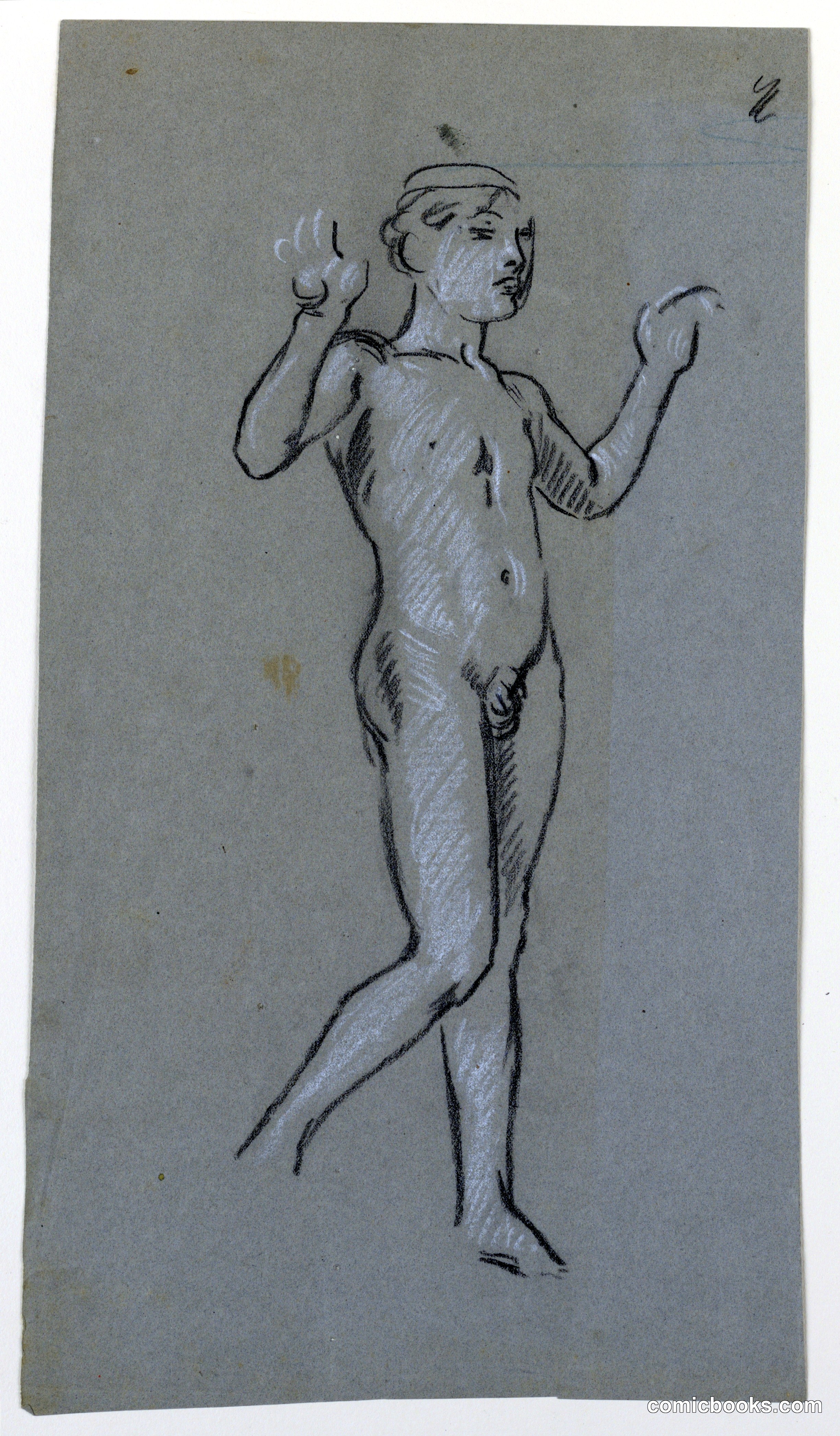 Figure Study for a Fountain Design