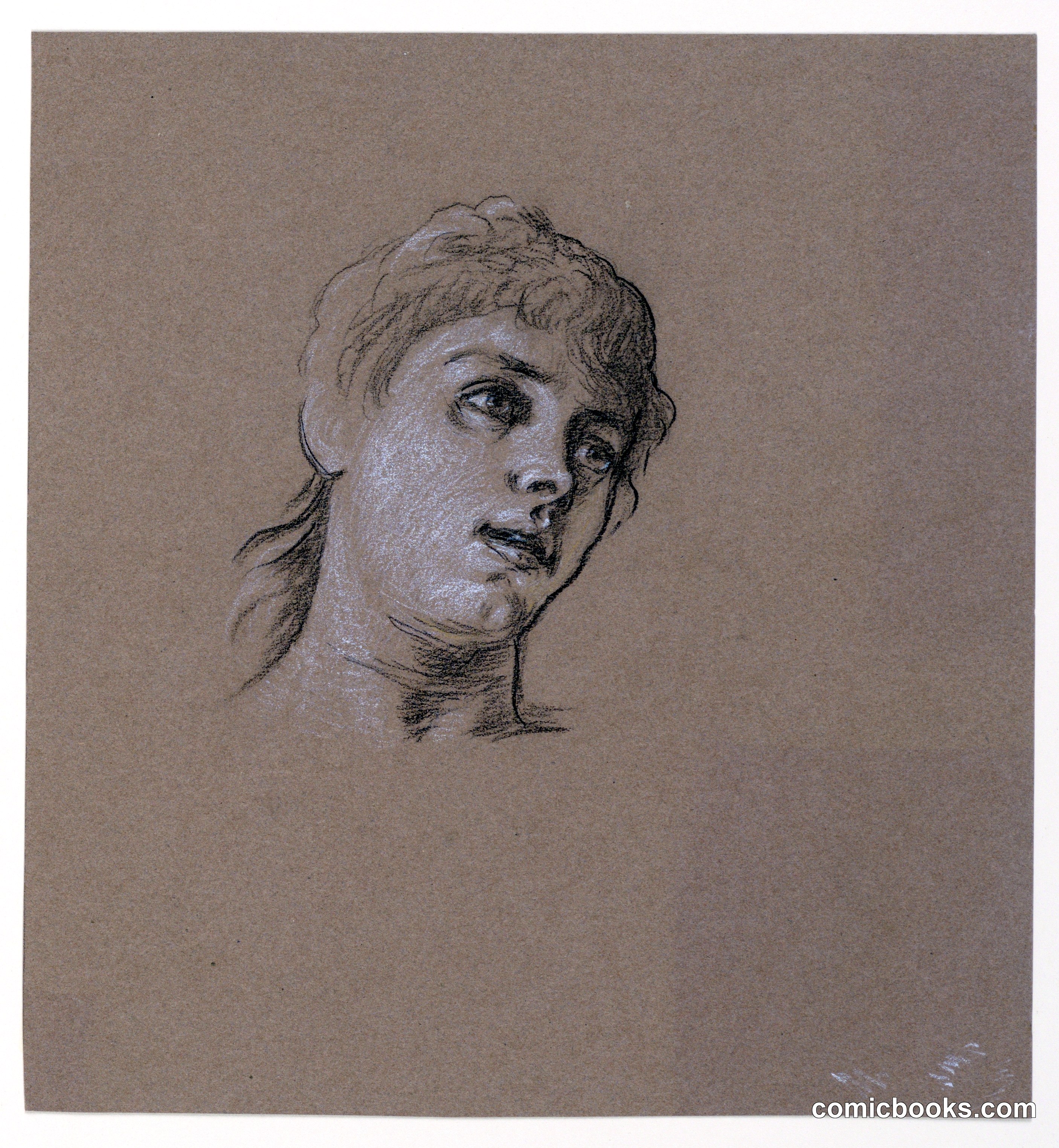Portrait Sketch of a Young Girl