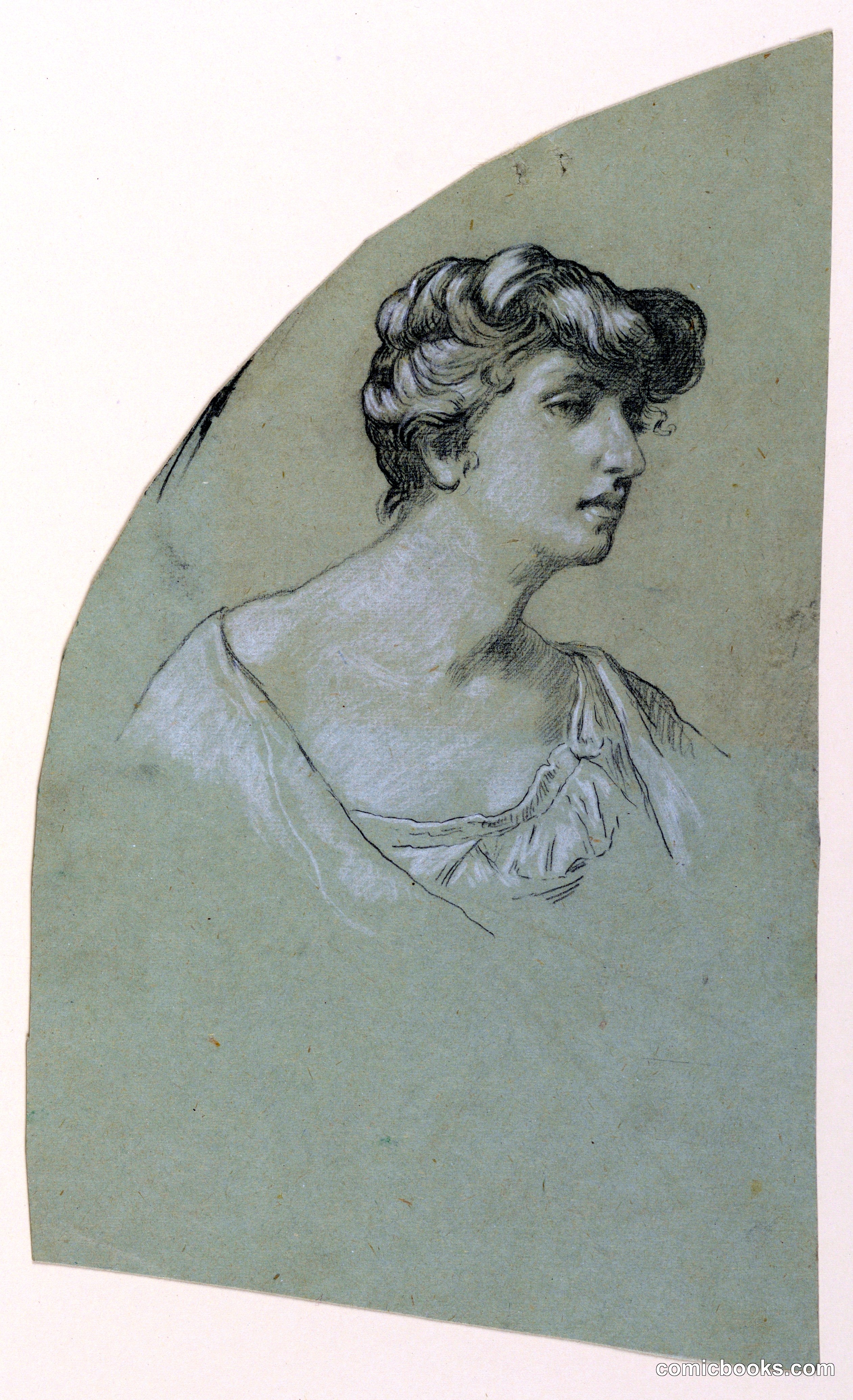 Portrait Sketch of a Young Woman