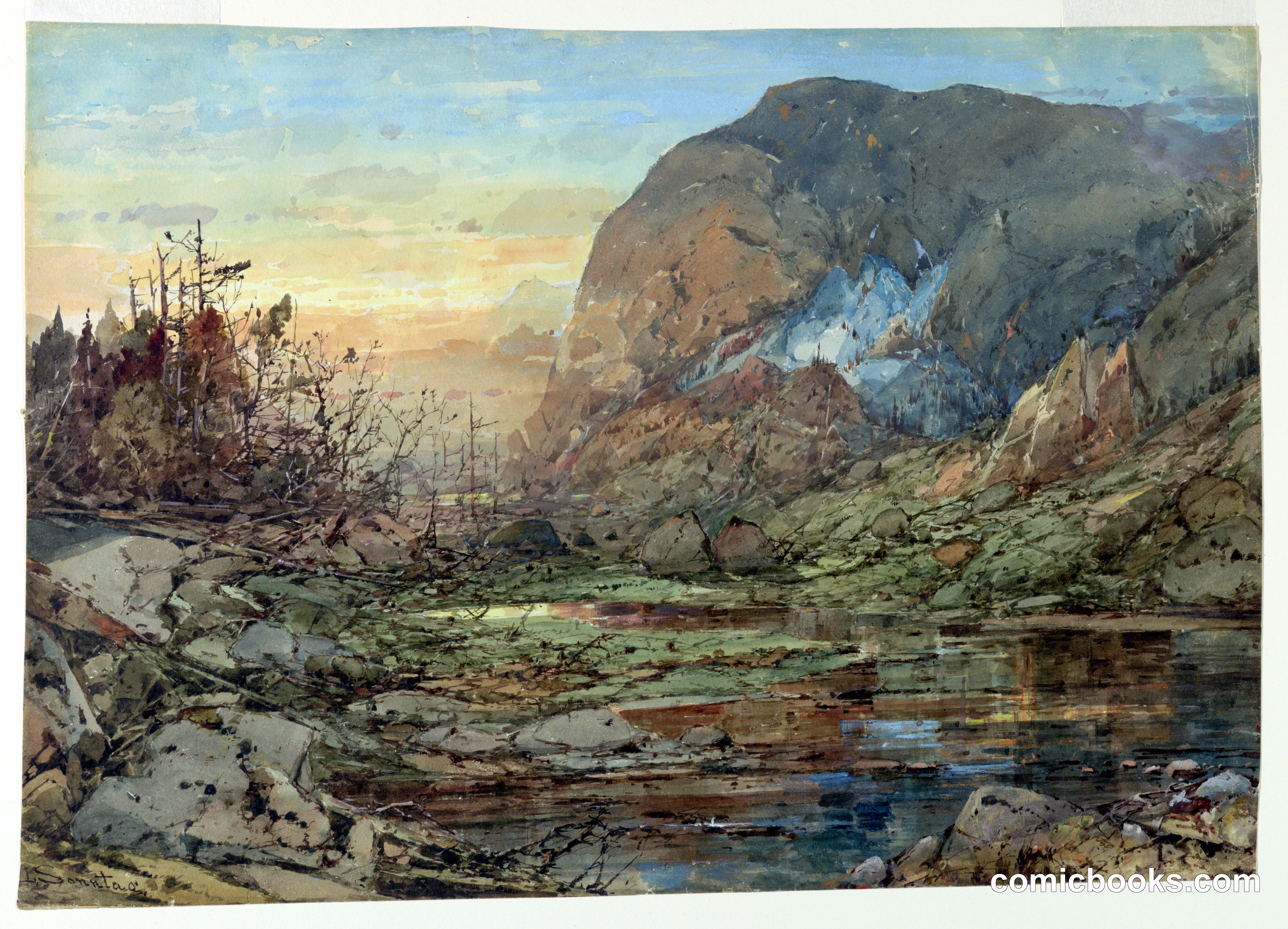 Carter Dome from Carter Lake, New Hampshire