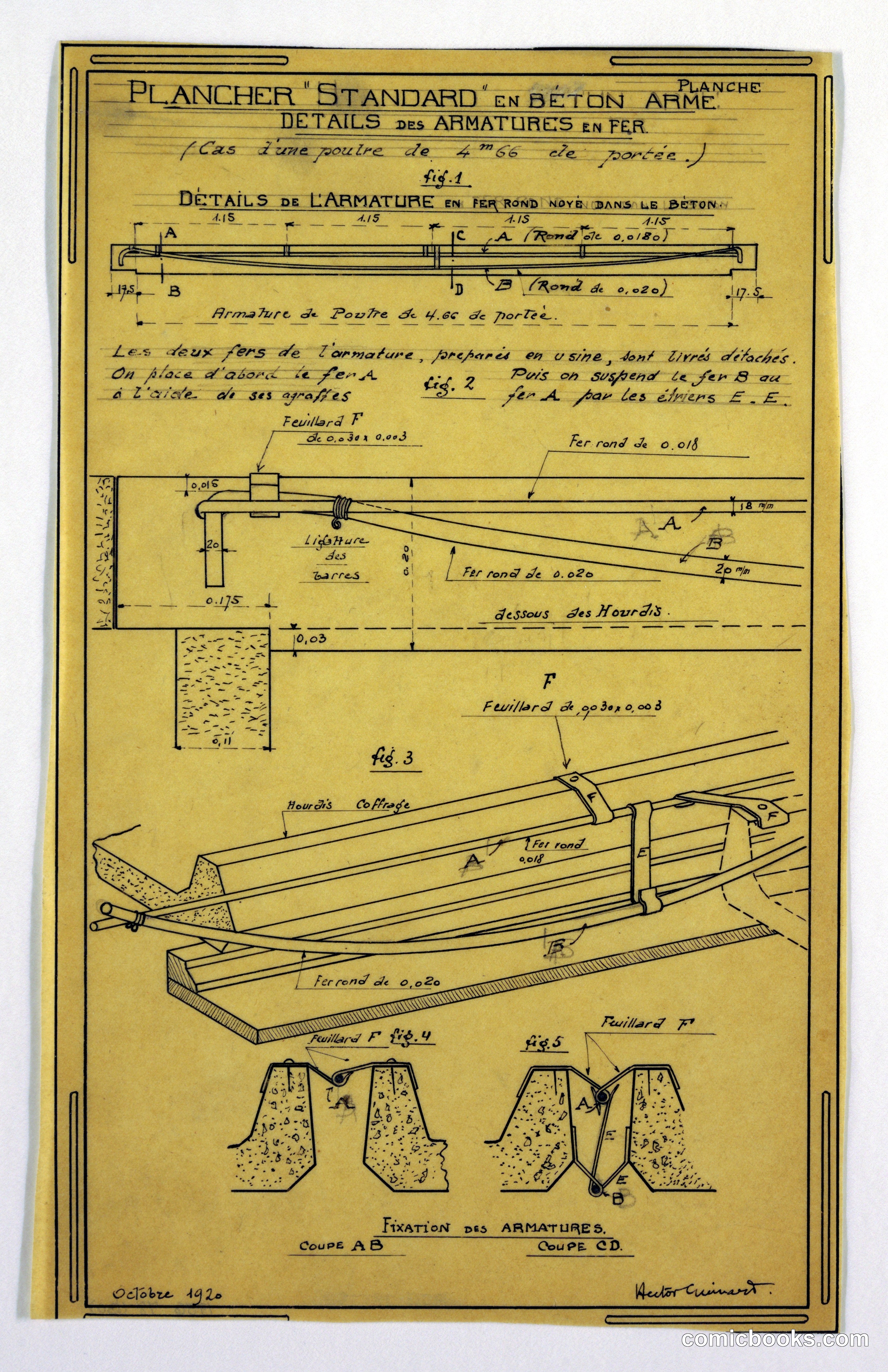 Design for a Mass-Operational House: Iron Armature Details