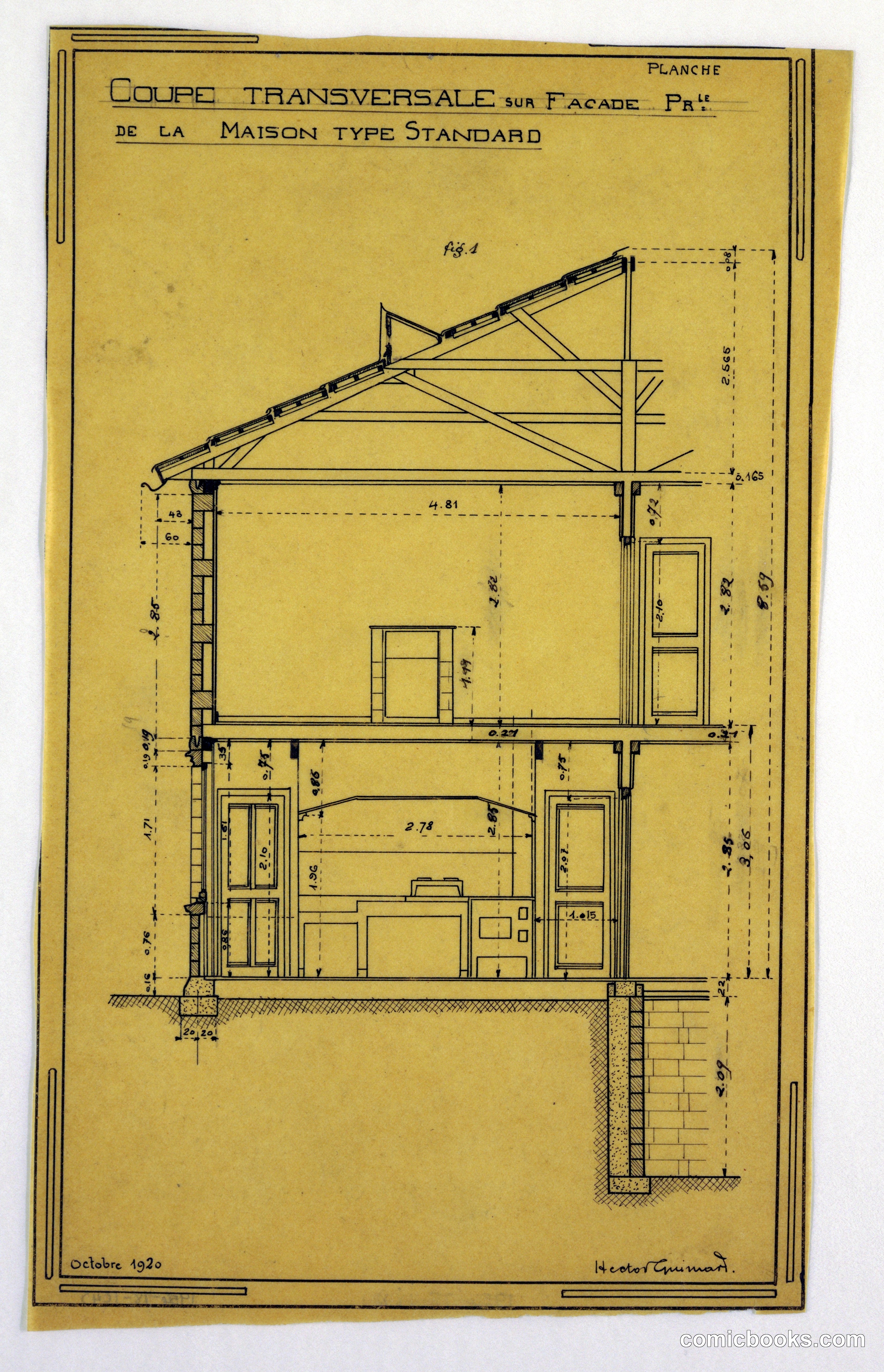 Design for a Mass-Operational House: Cross Section