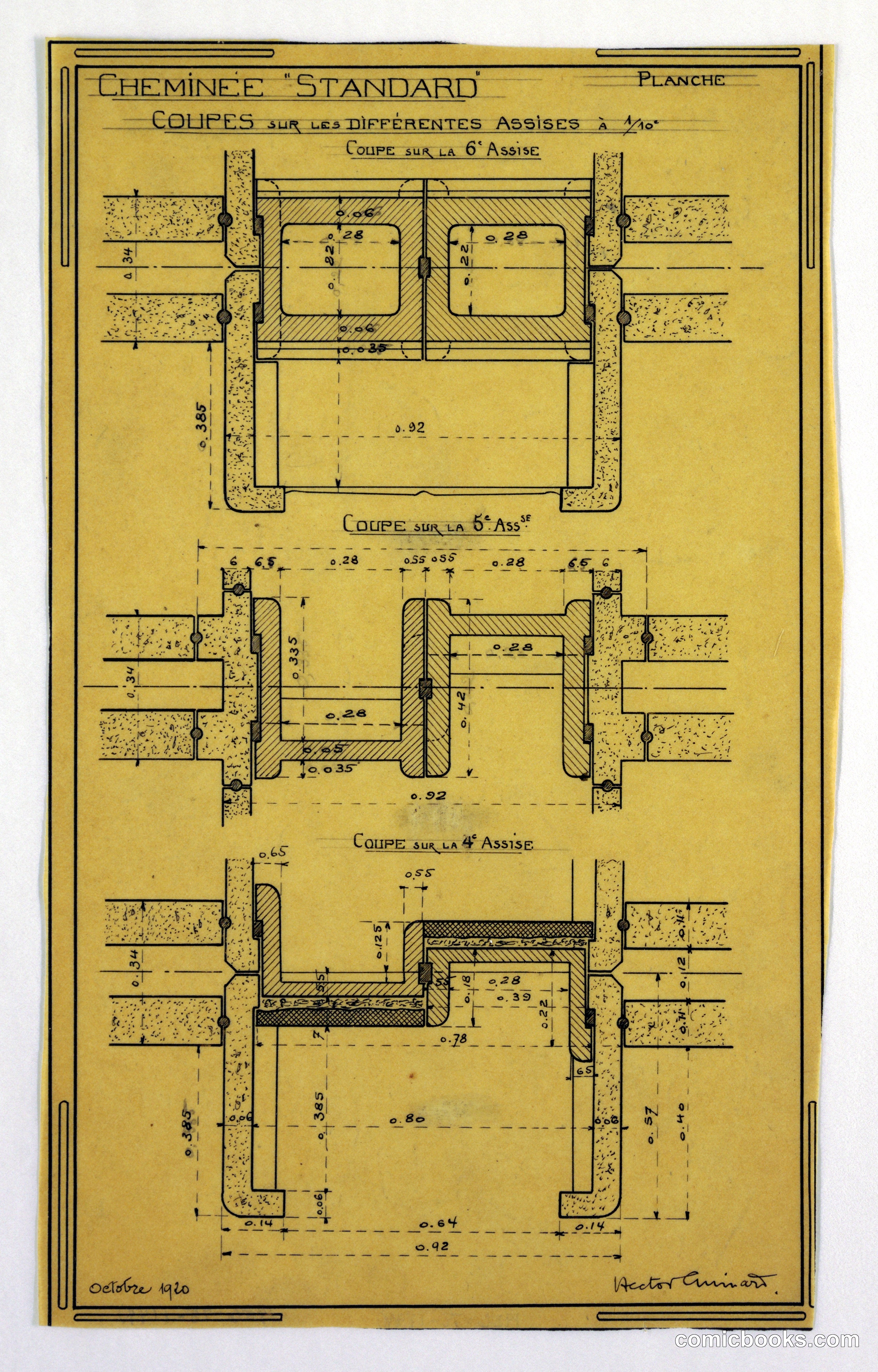 Chimney Construction Details, 'Standard' Design