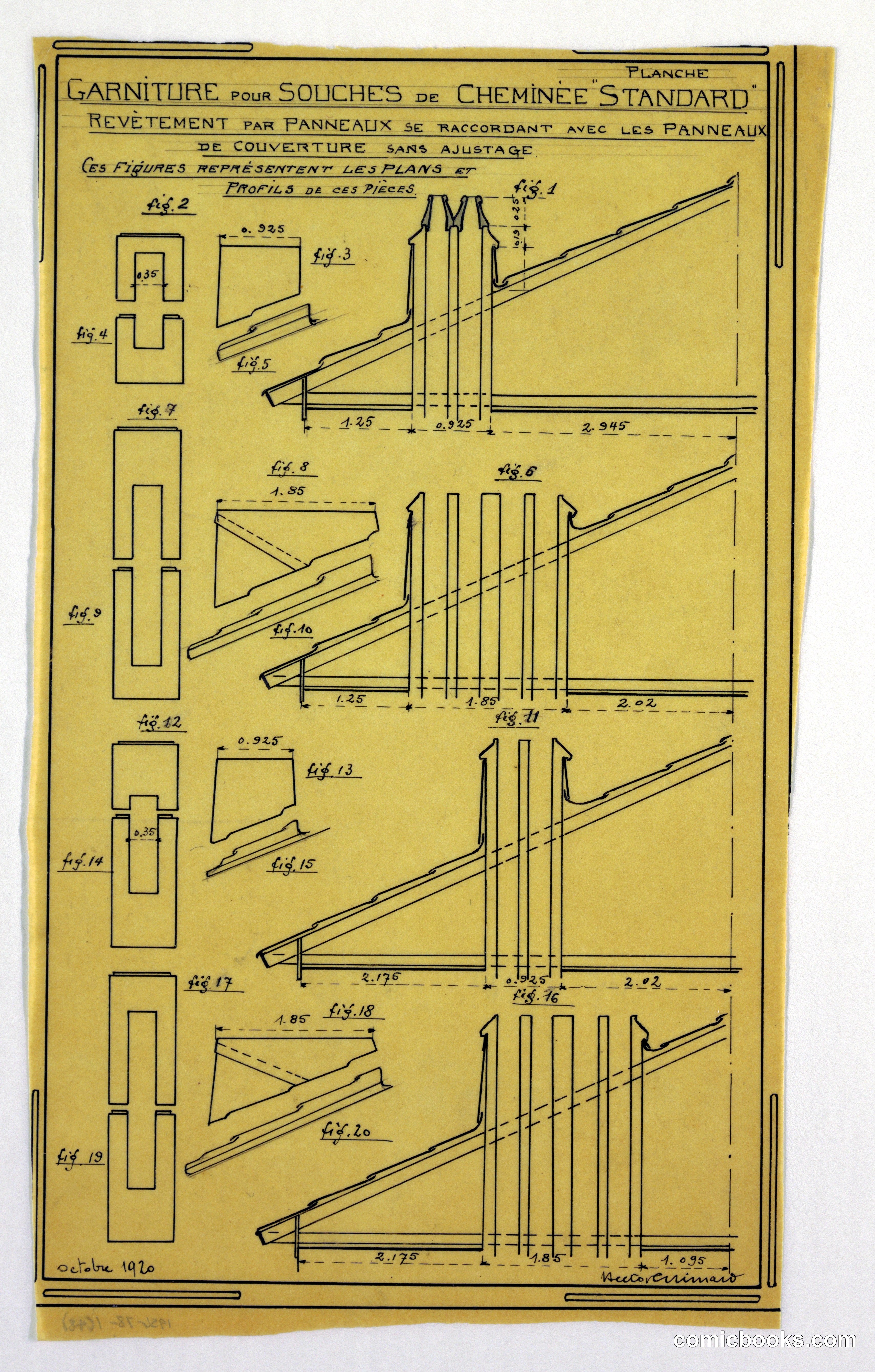 Chimney Garniture for Standard Fireplaces: Construction Details