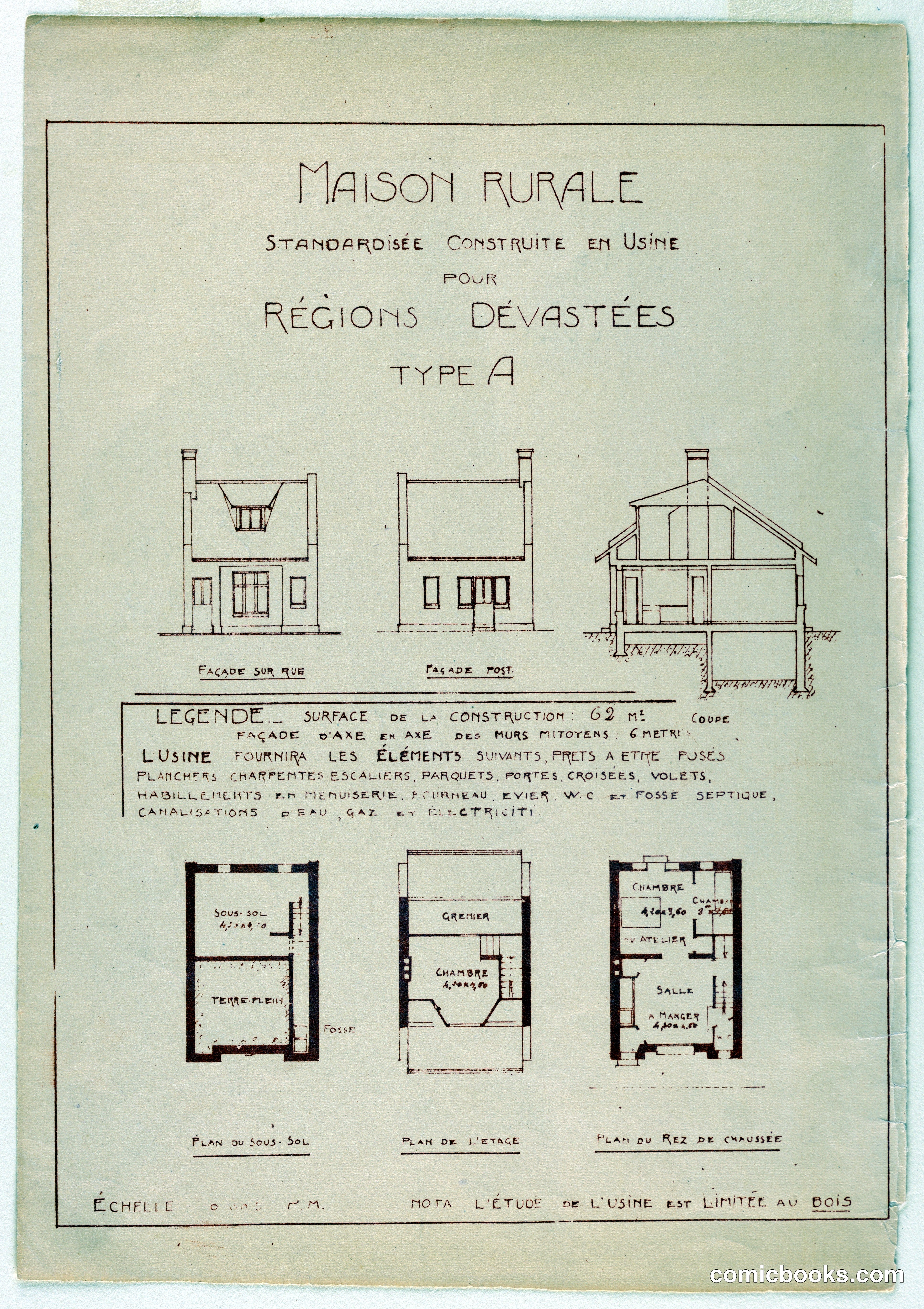 Standardized Rural House, Type A