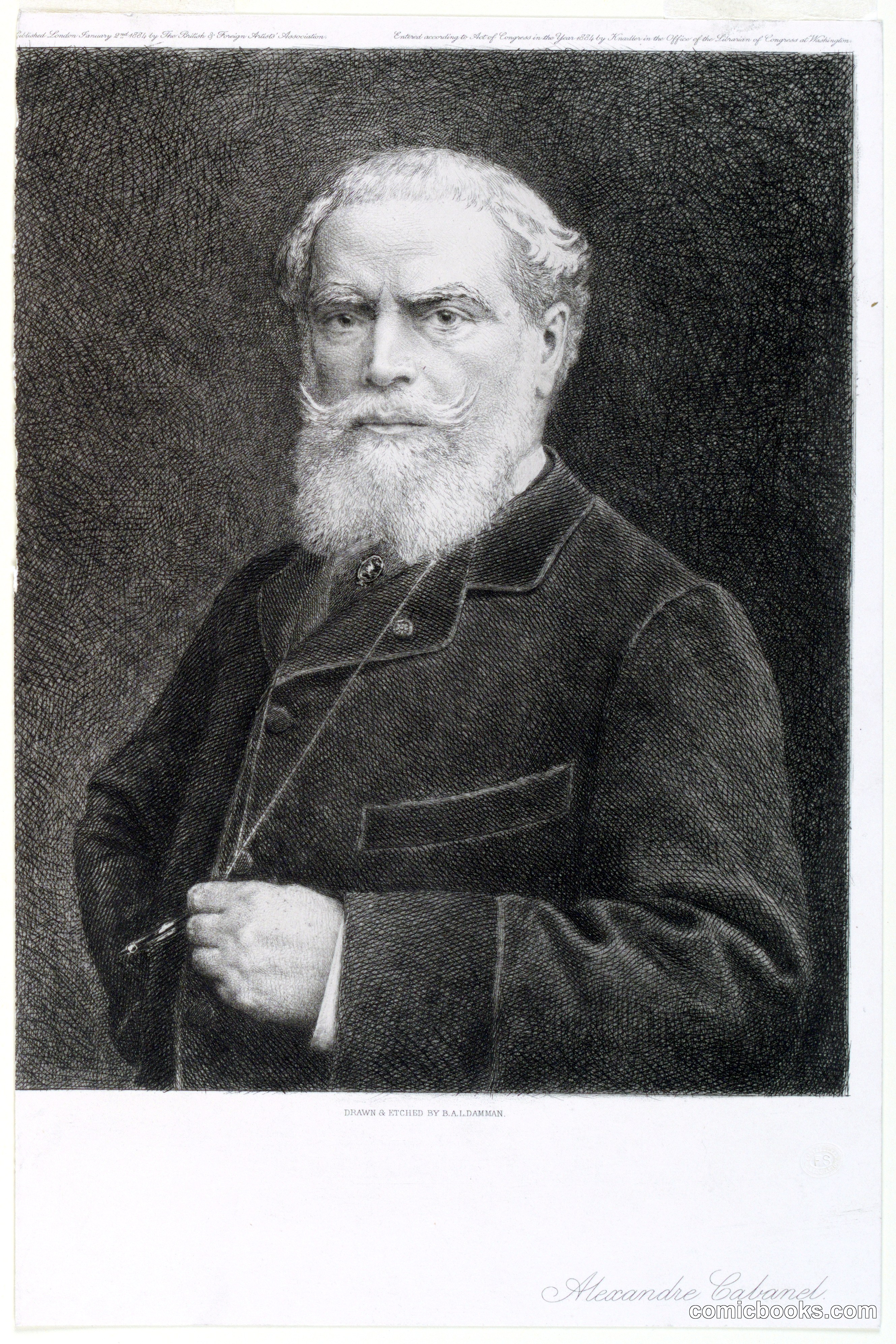 Portrait of Alexander Cabanel