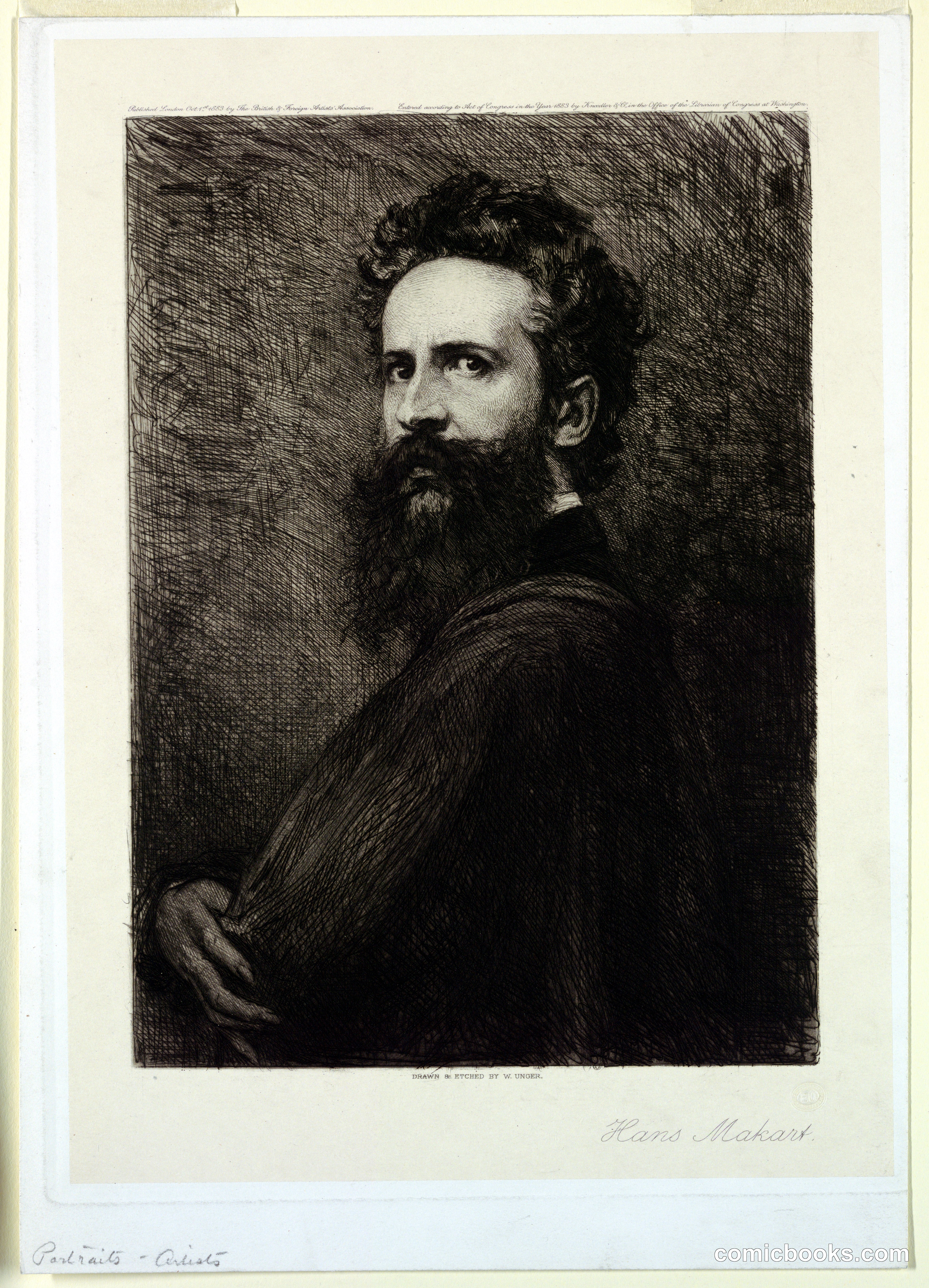 Portrait of Hans Makart