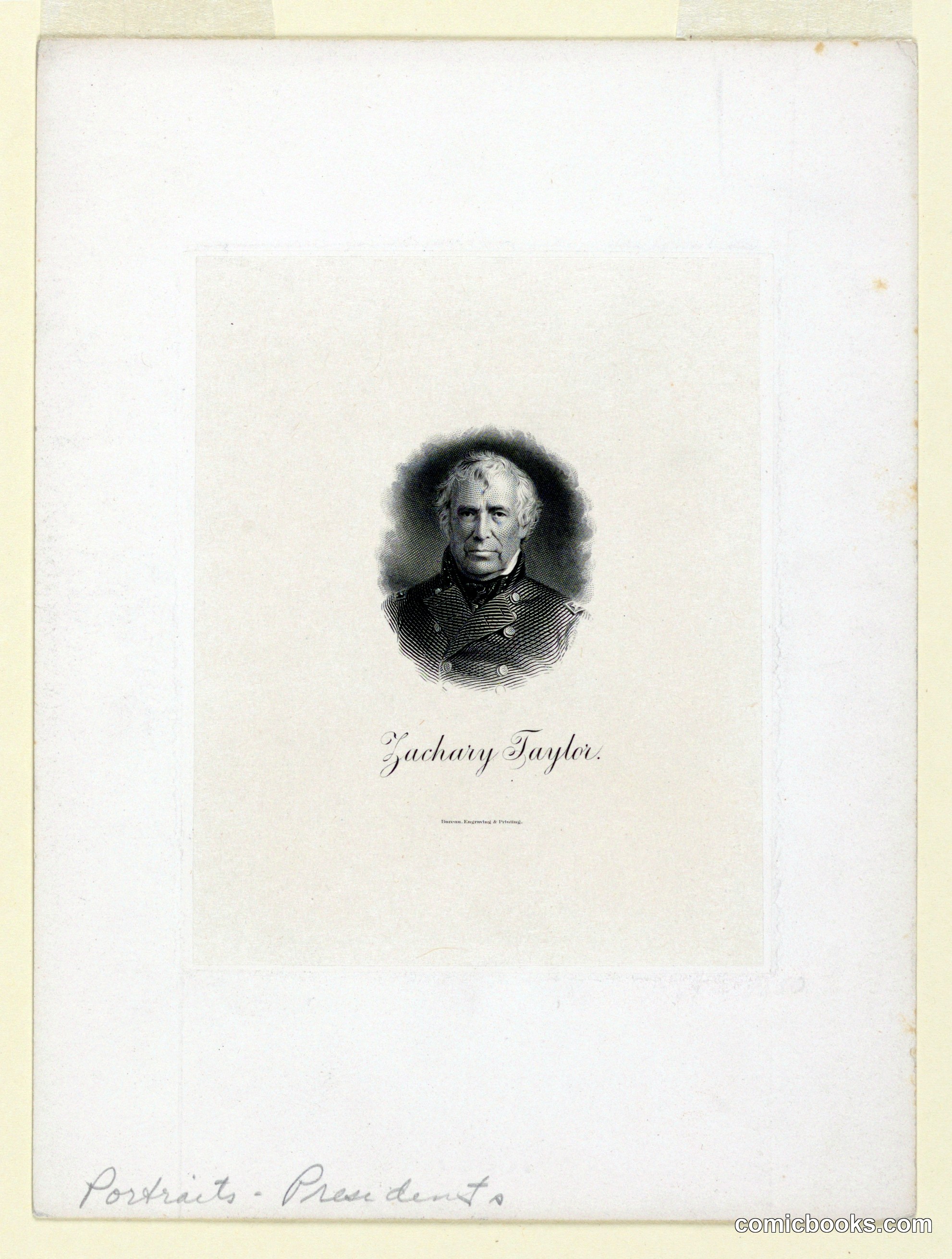 Portrait of Zachary Taylor