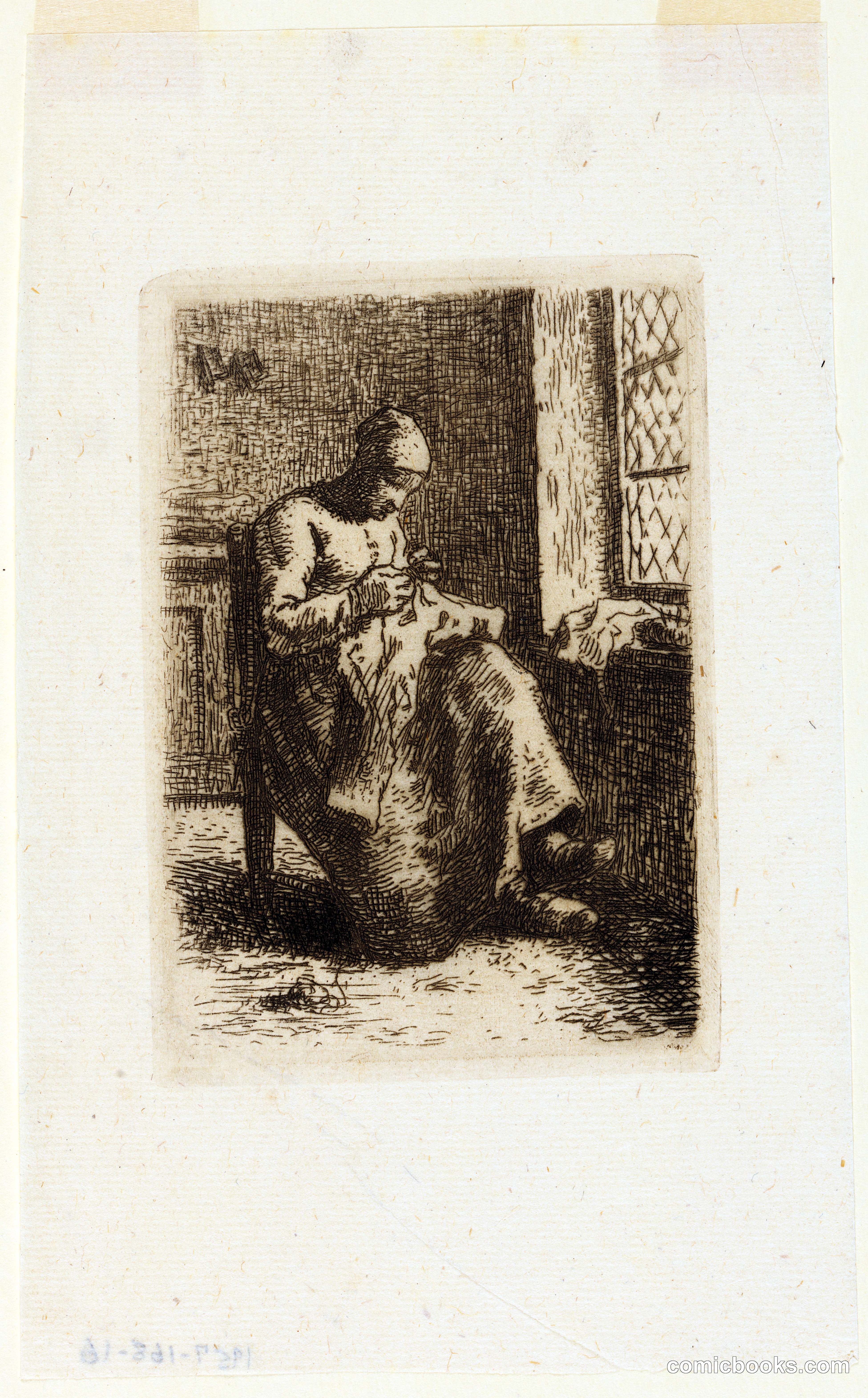 La Couseuse (The Woman Sewing)
