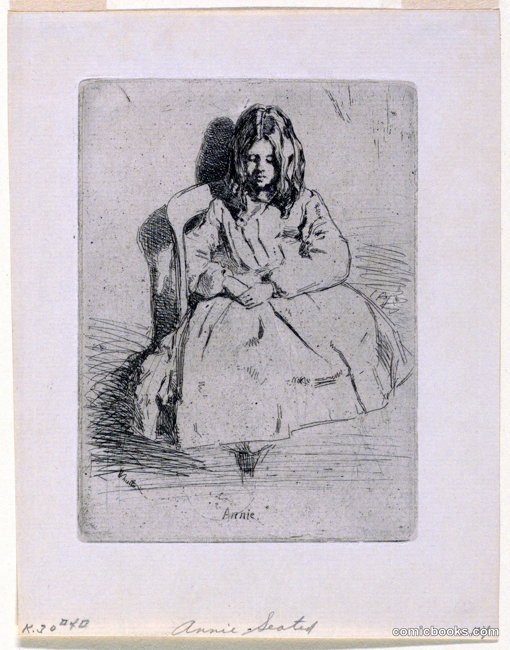 Annie, Seated