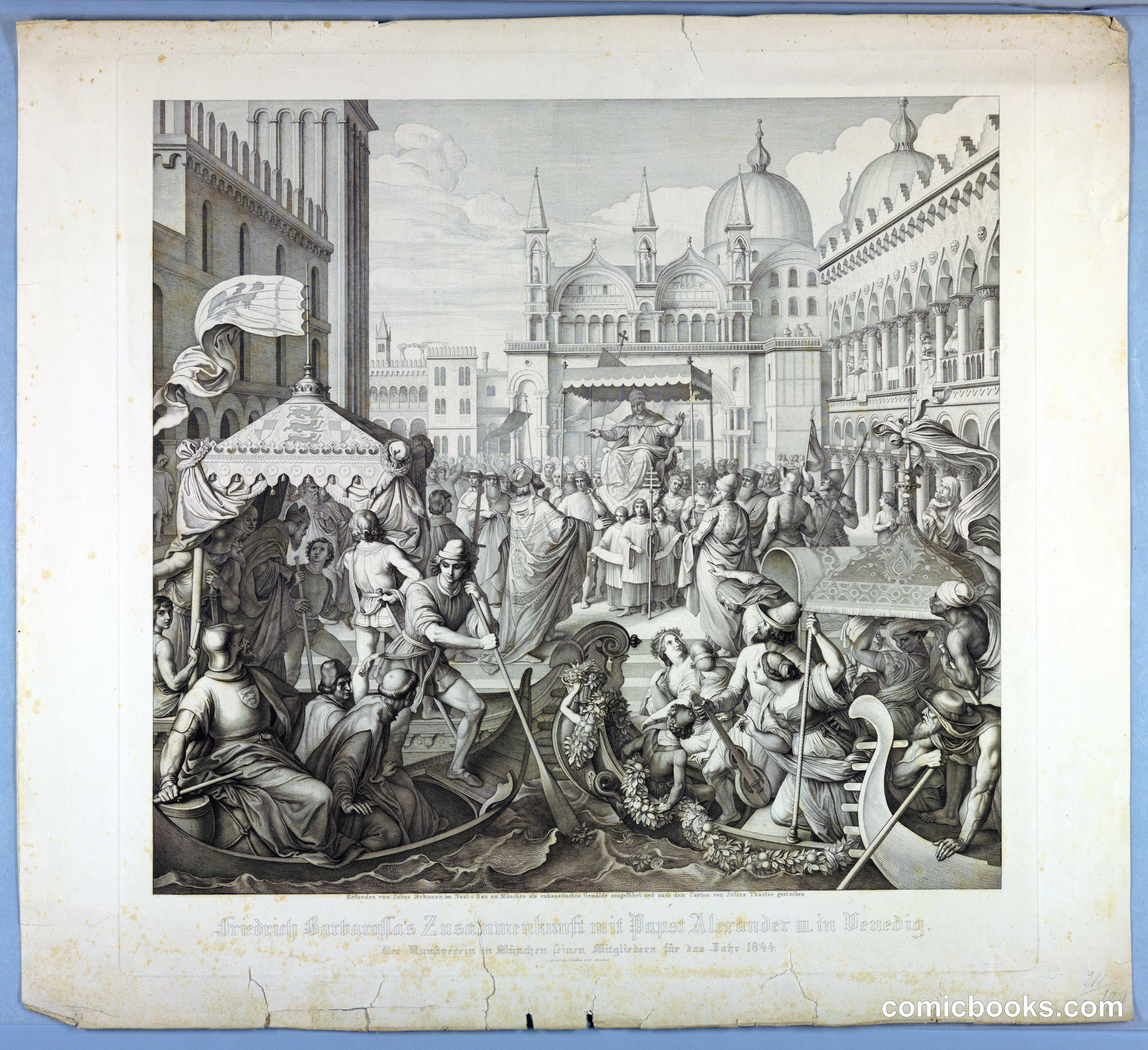Friedrich Barbarossa and Pope Alexander III