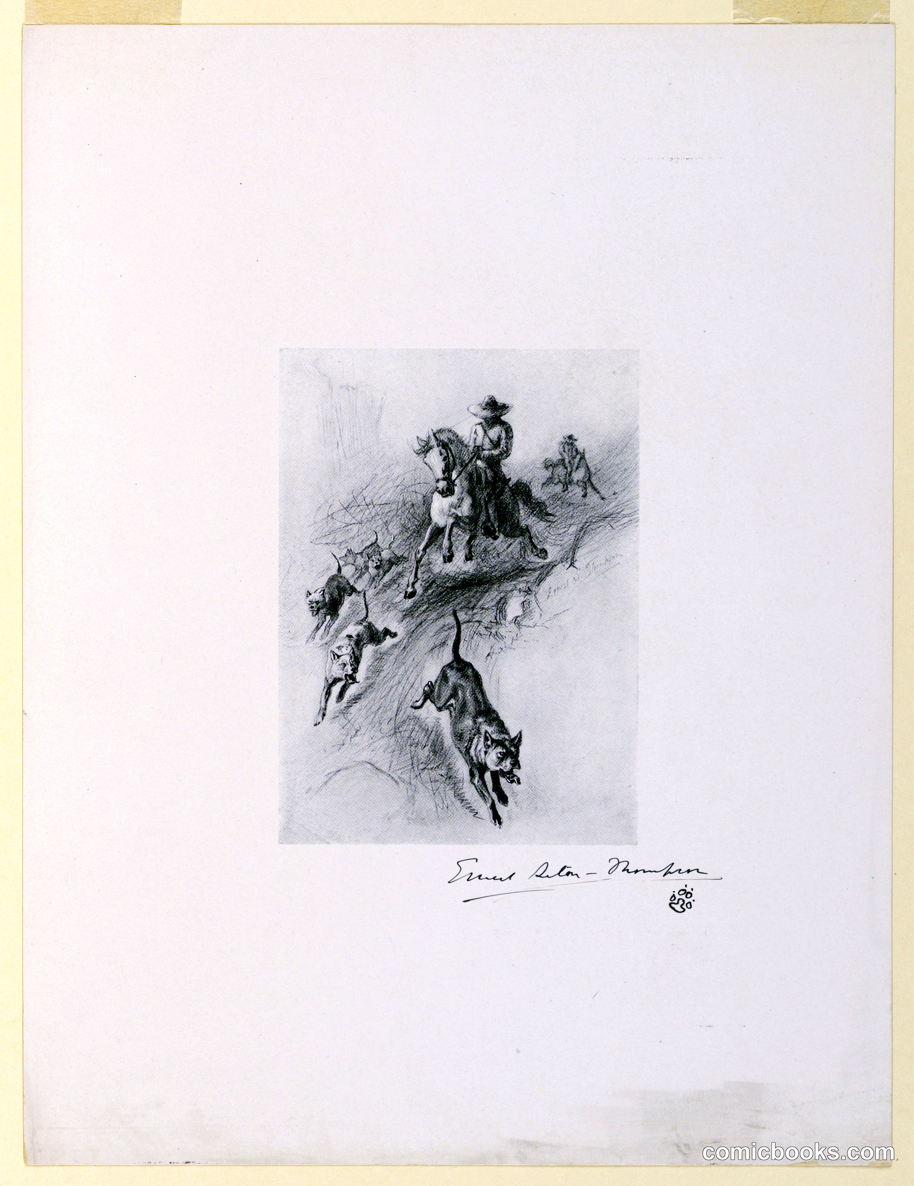 Tannery, with His Dogs, Came Galloping Up the Cañon