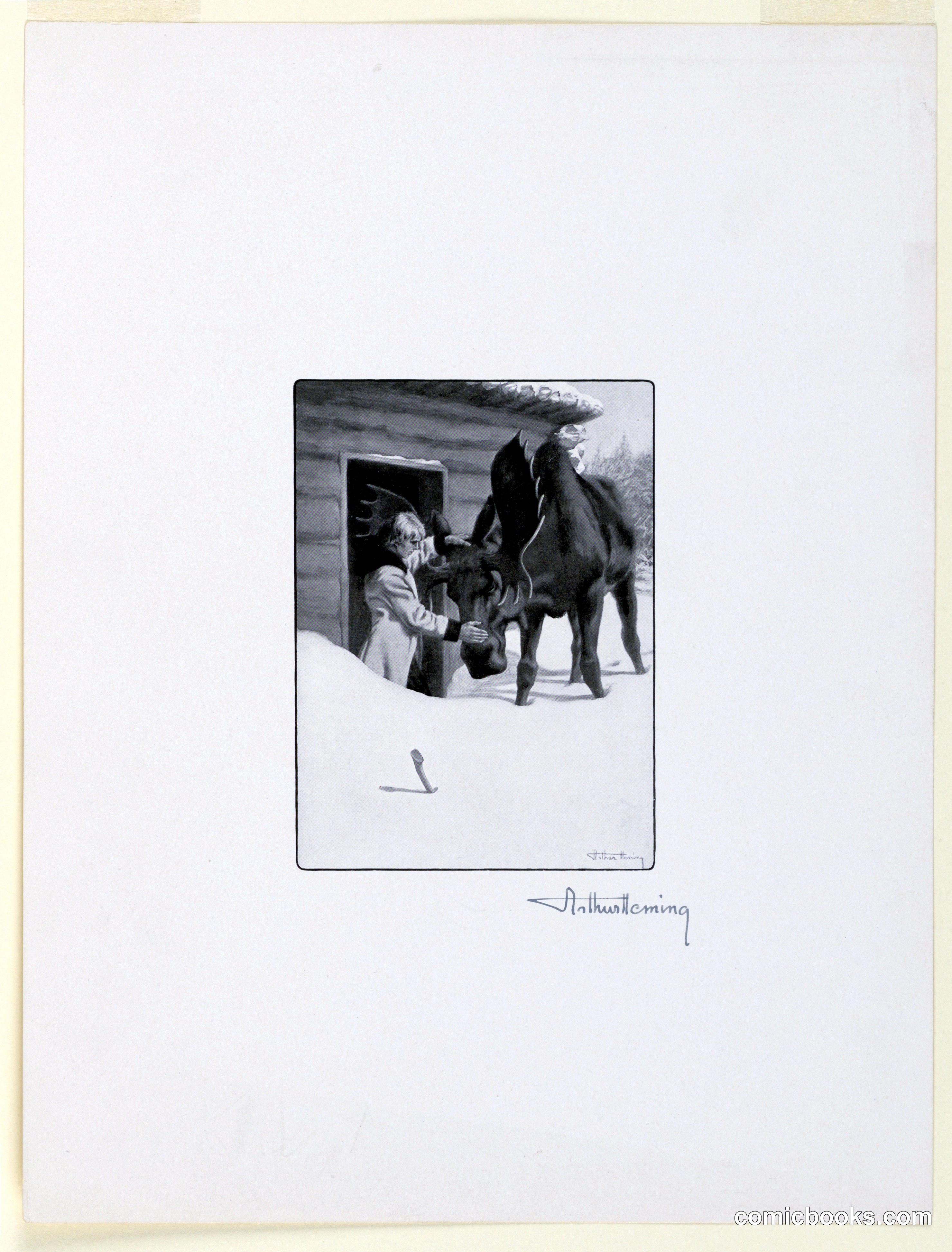 Boy with a Moose