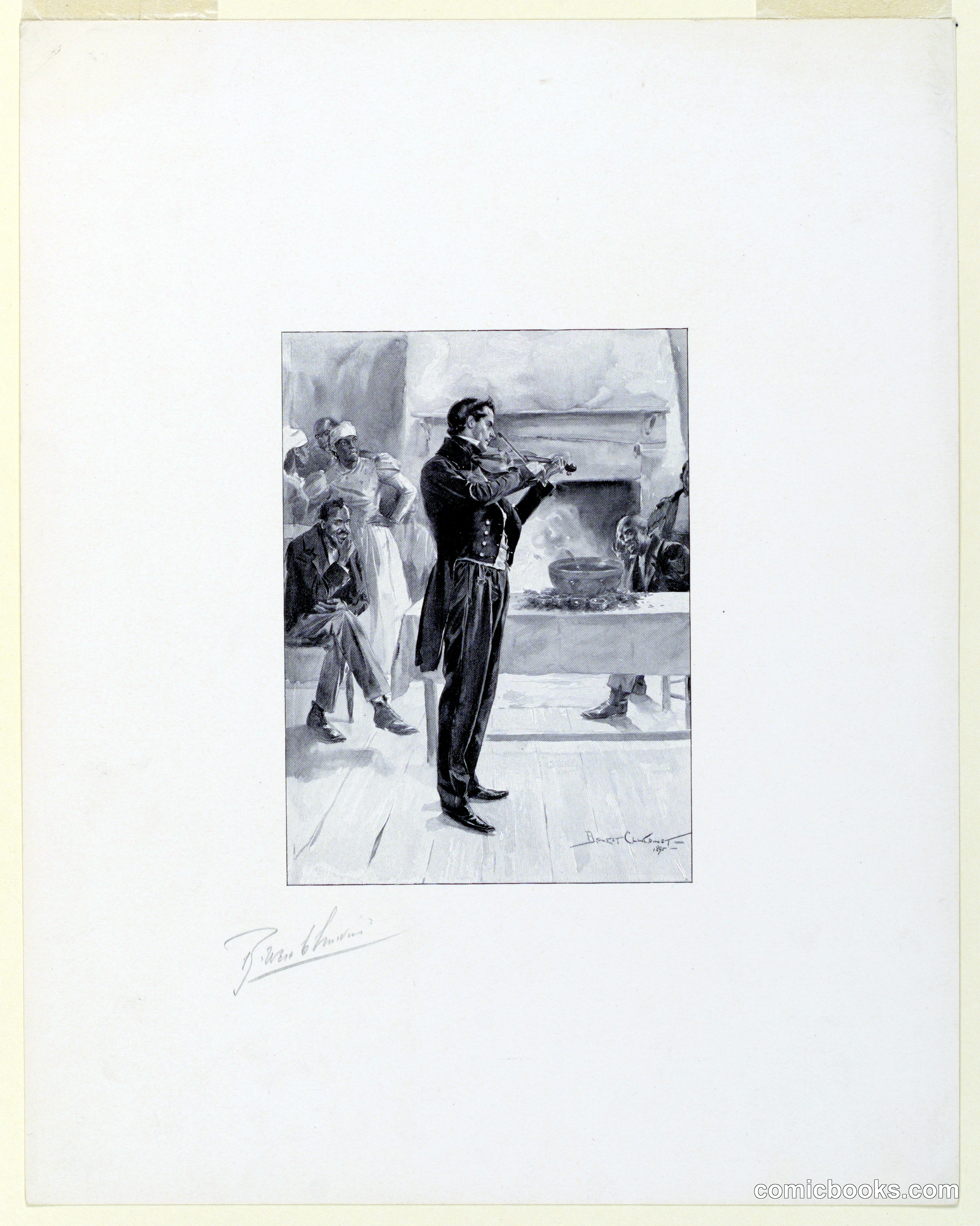 Fiddler at a Punch Party