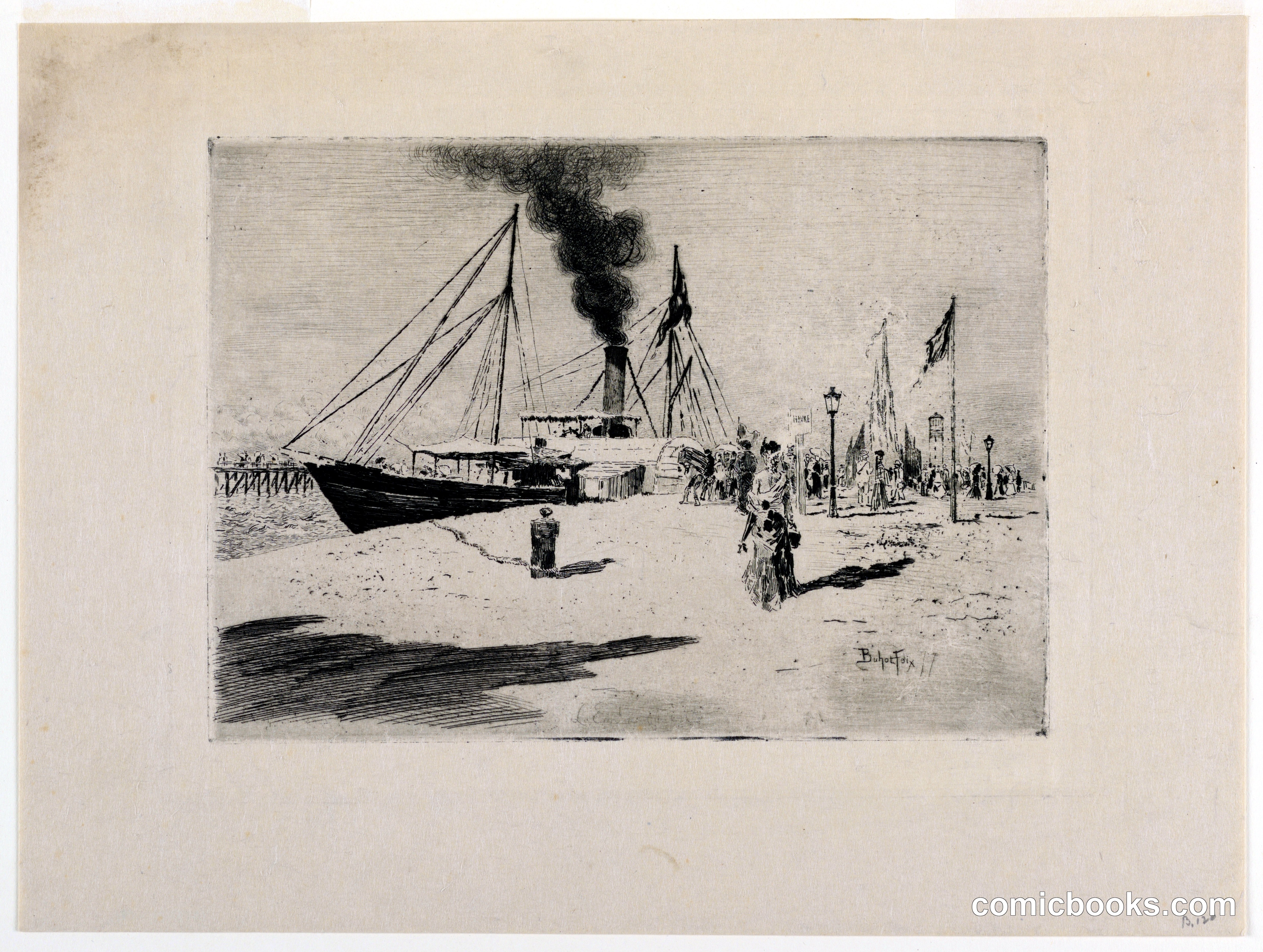 Warf at Trouville