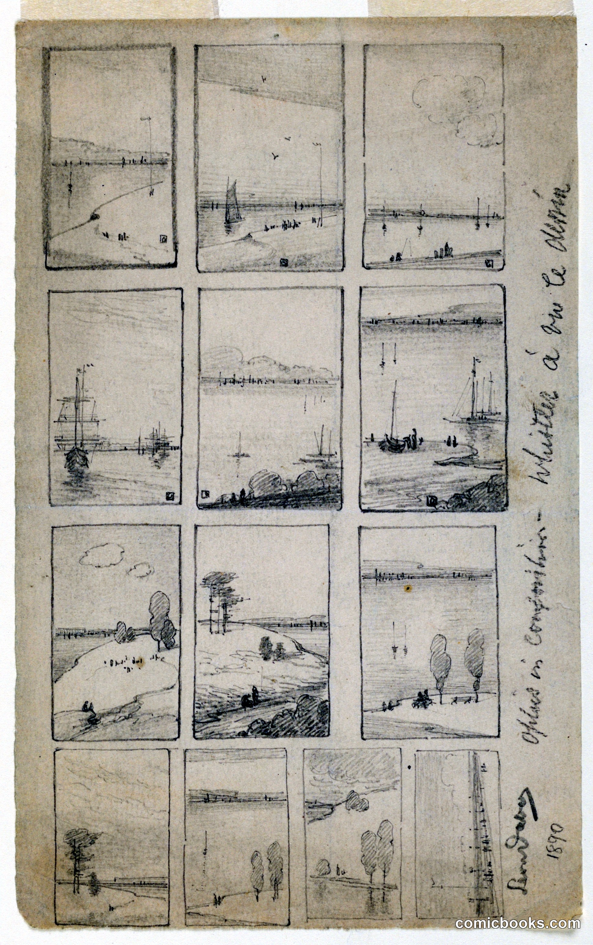 Thirteen Landscape Studies (Optics in Composition)