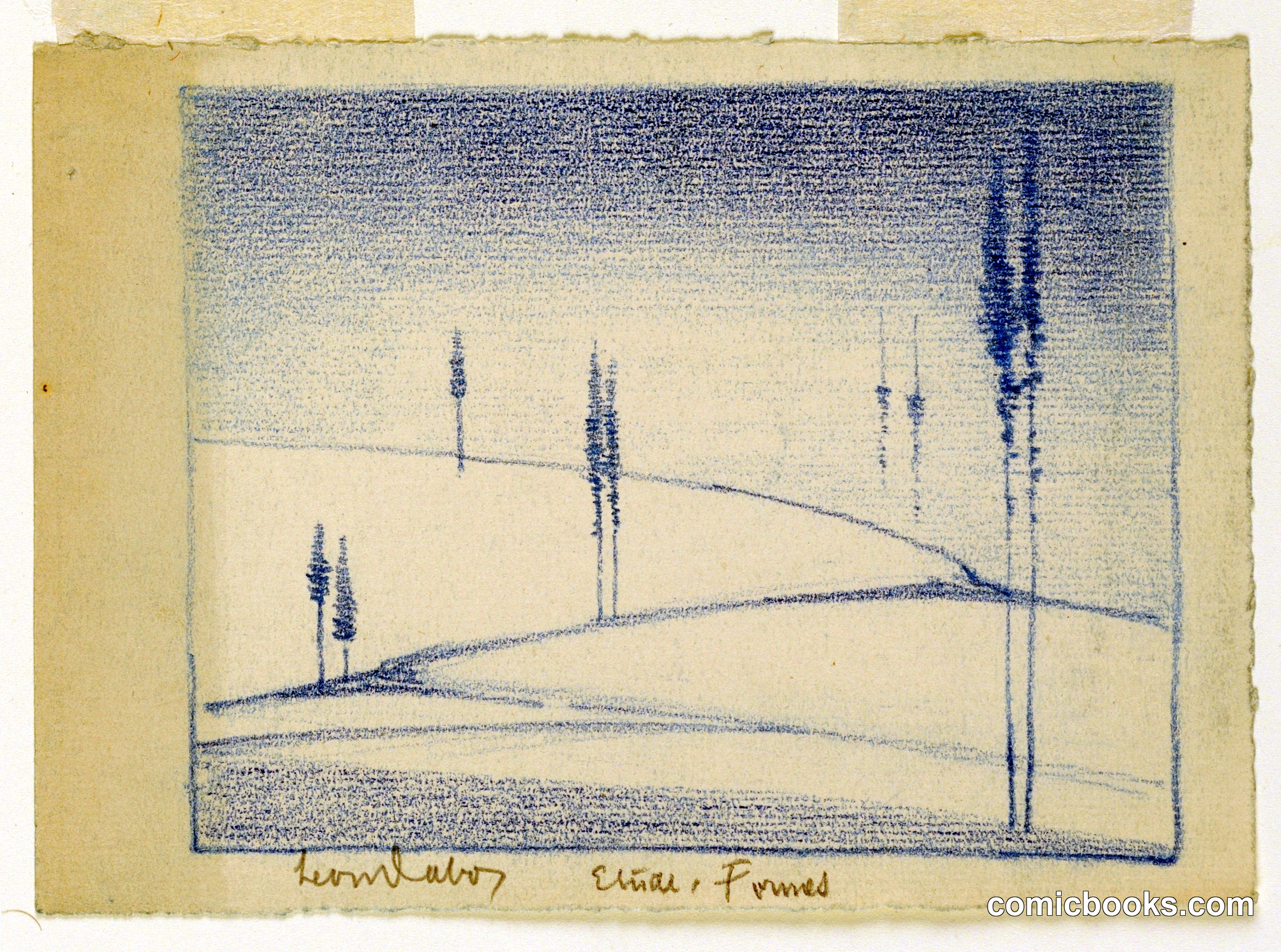 Snowy Landscape (Étude-Formes)