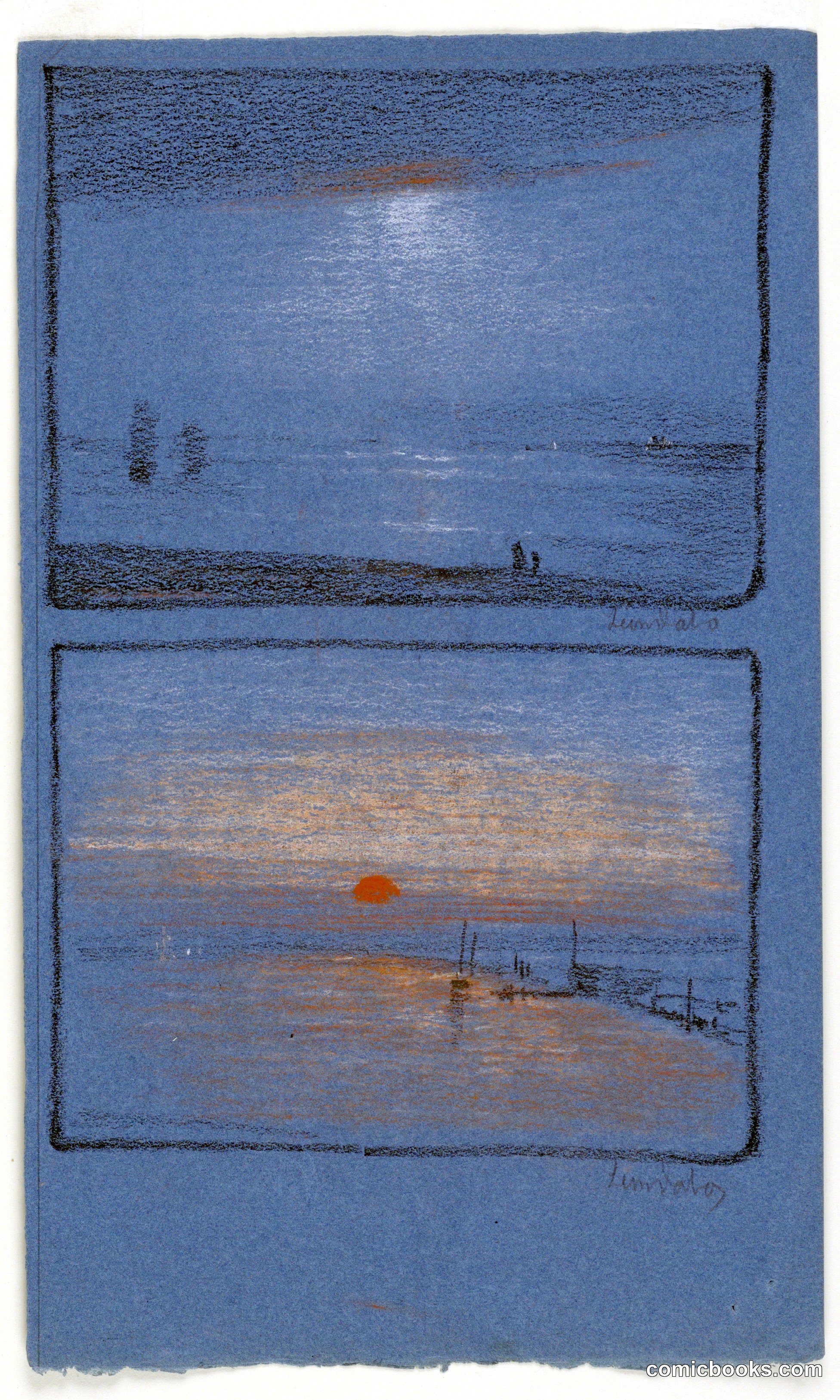 Two Evening Landscapes
