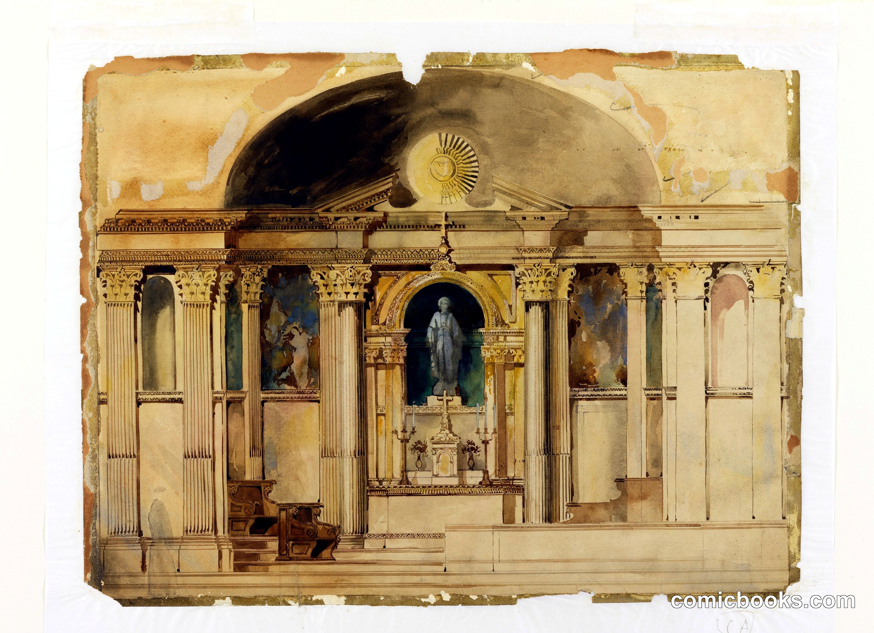 Rendering of Chancel