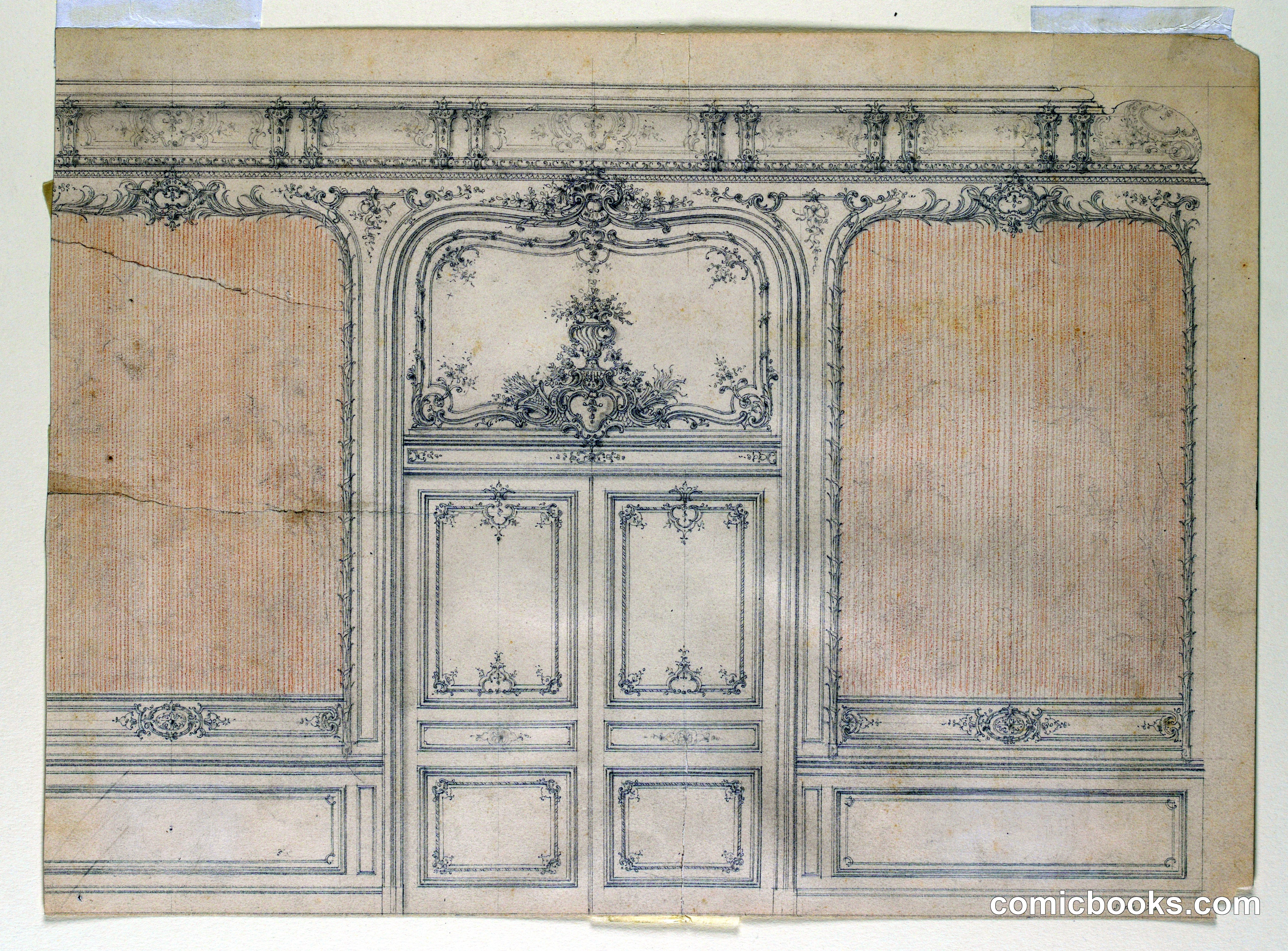 Elevation of a Salon Door Wall