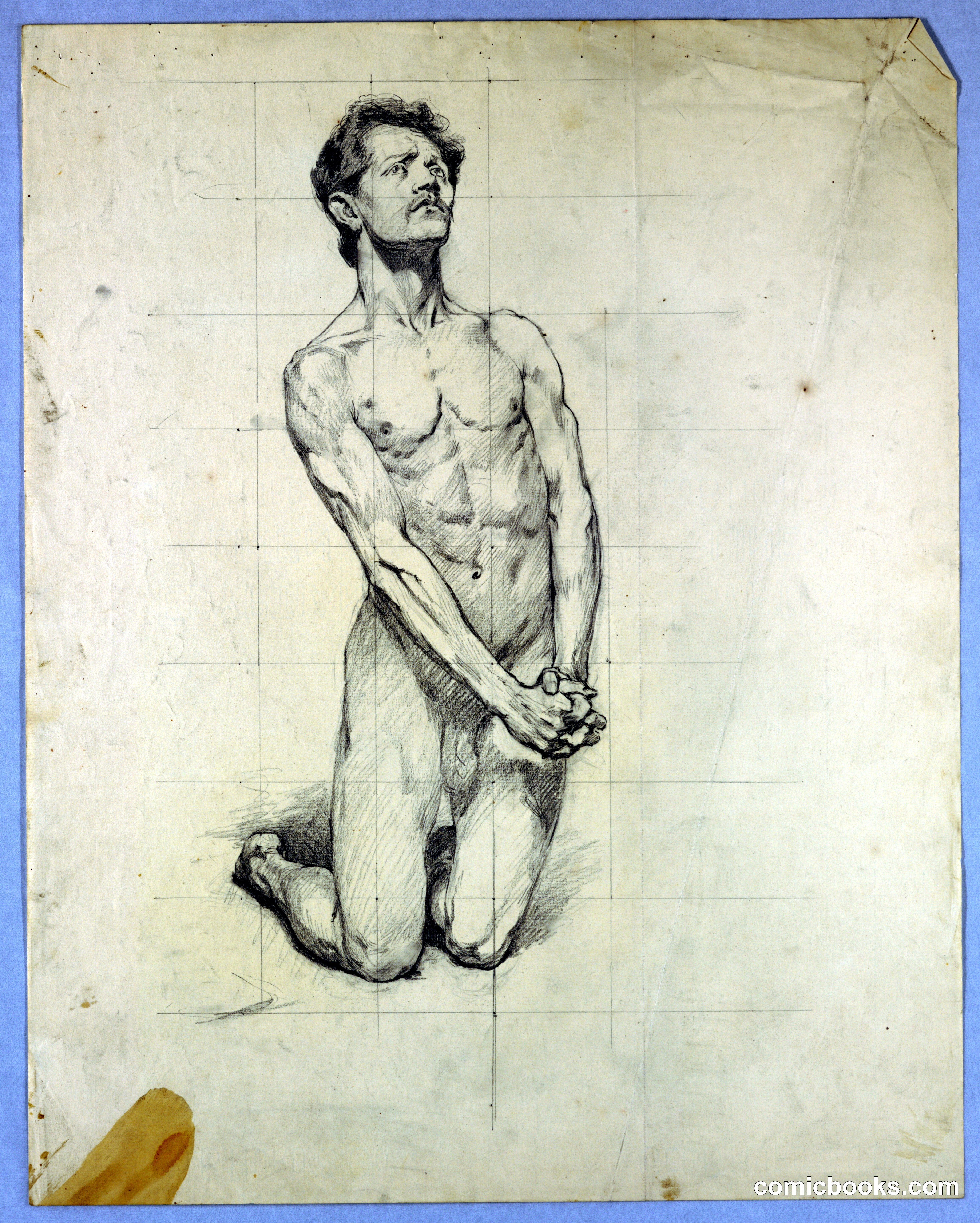 Figure Study for 'The Temptation of St. Anthony'