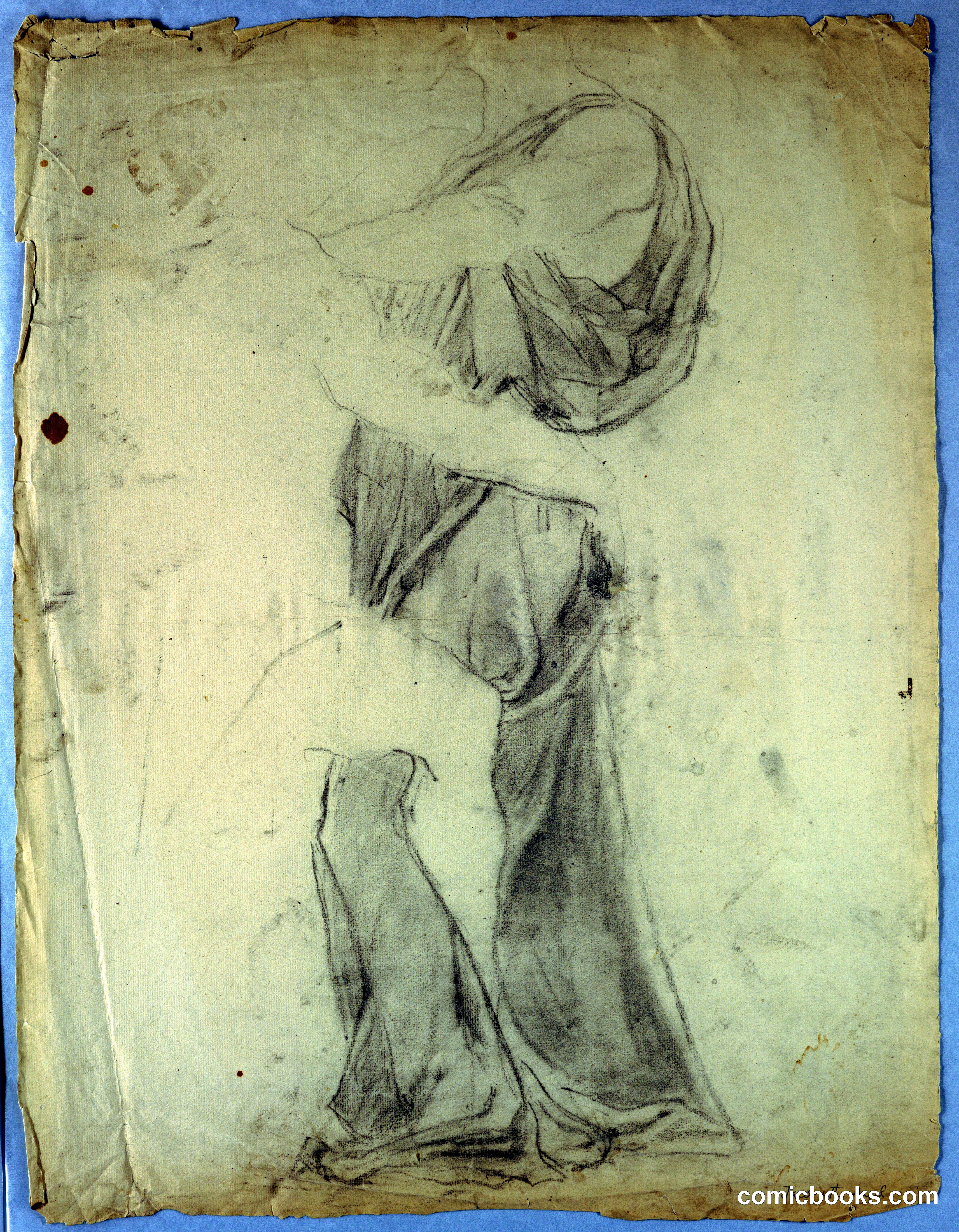 Drapery Study for 'Jacob Wrestling with the Angel'