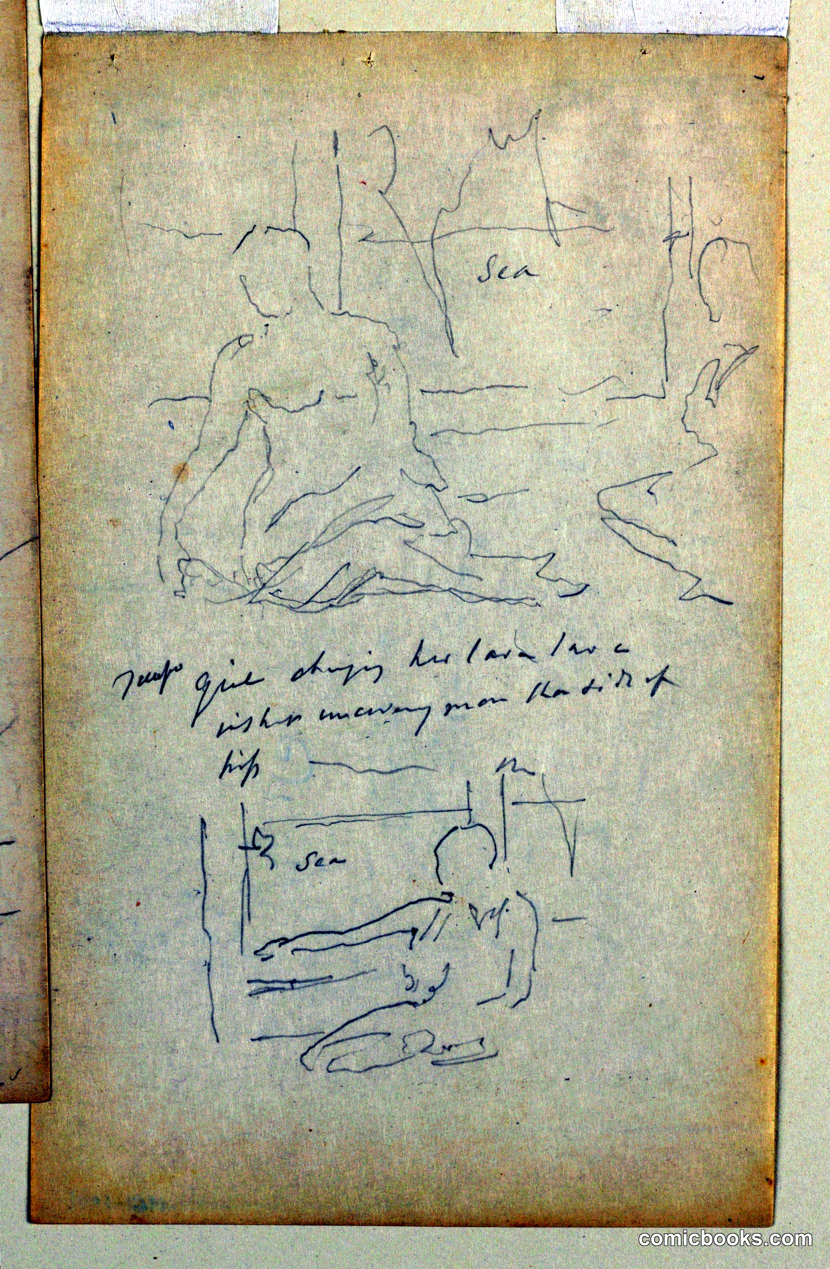 Seated Figures (Study)