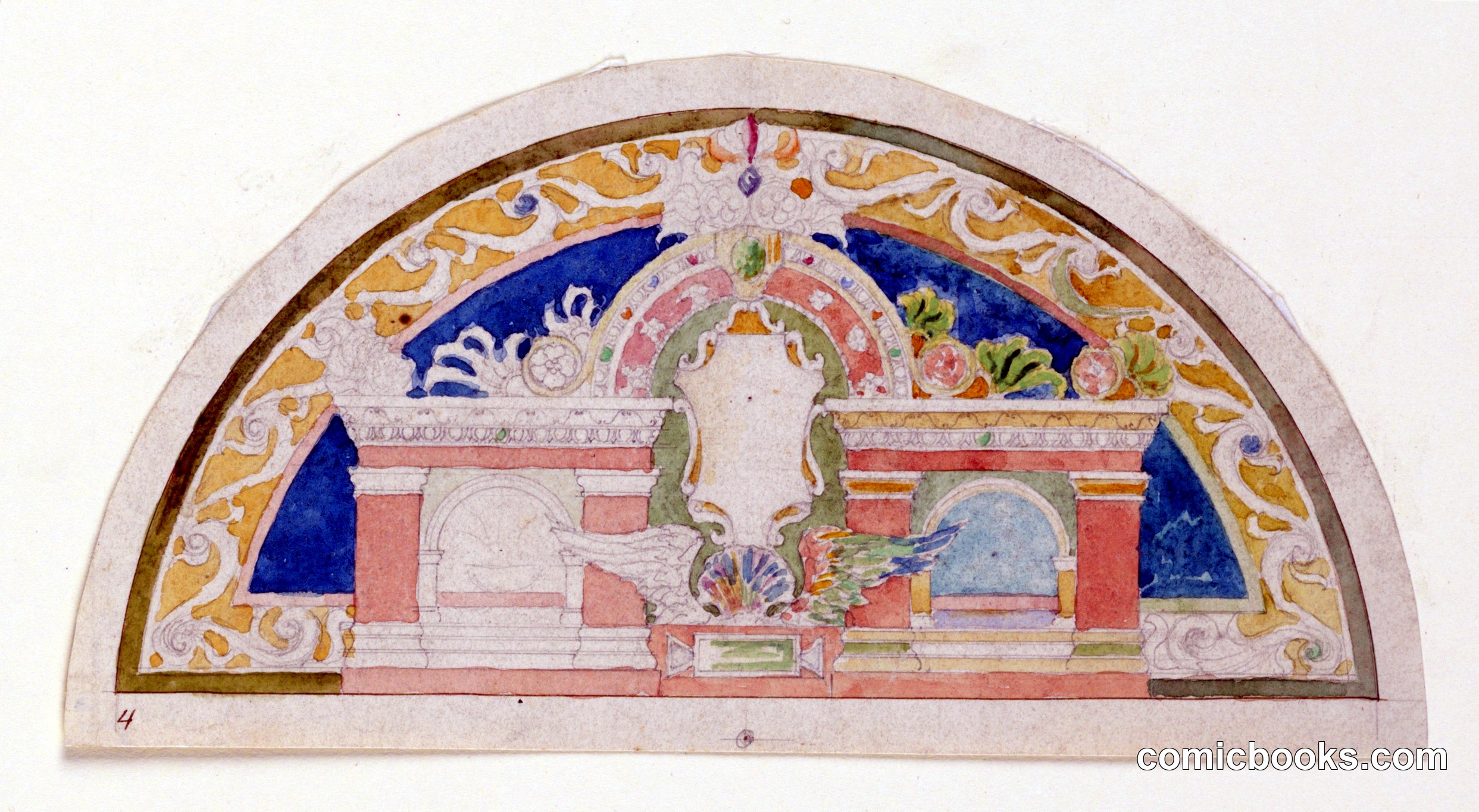 Design for a Decorative Lunette