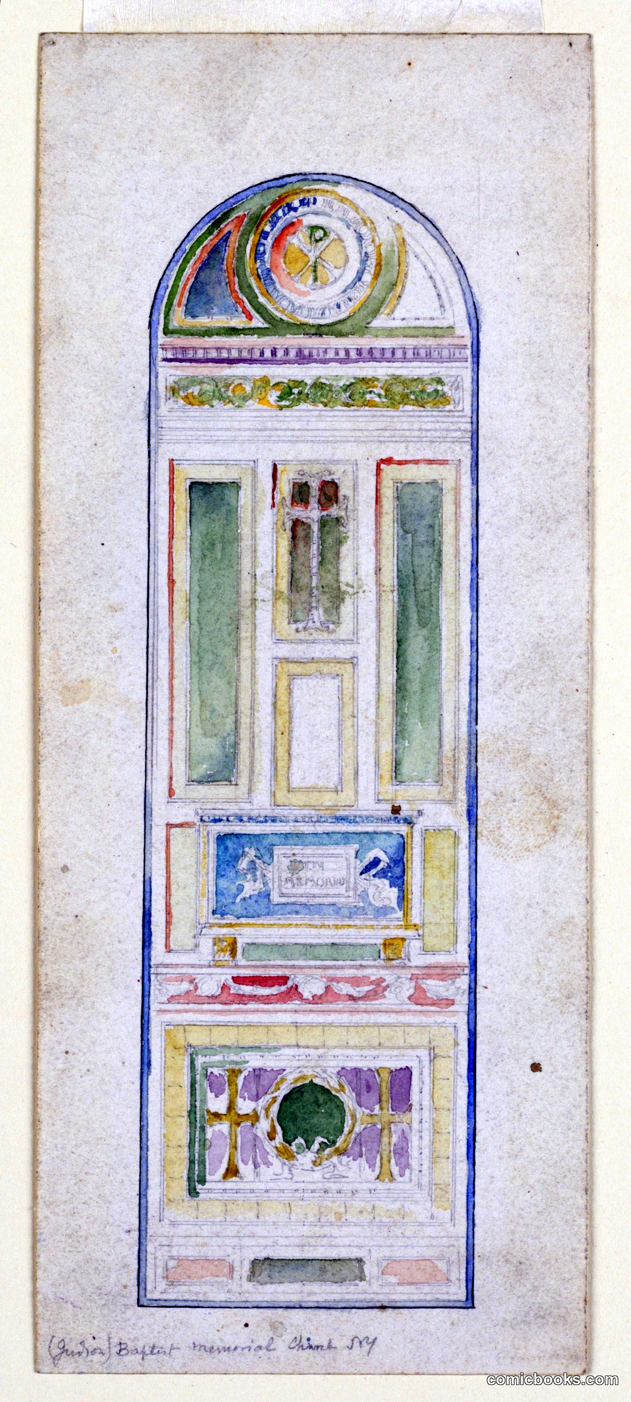 Study for a Wall Memorial in the Judson Memorial Baptist Church, New York