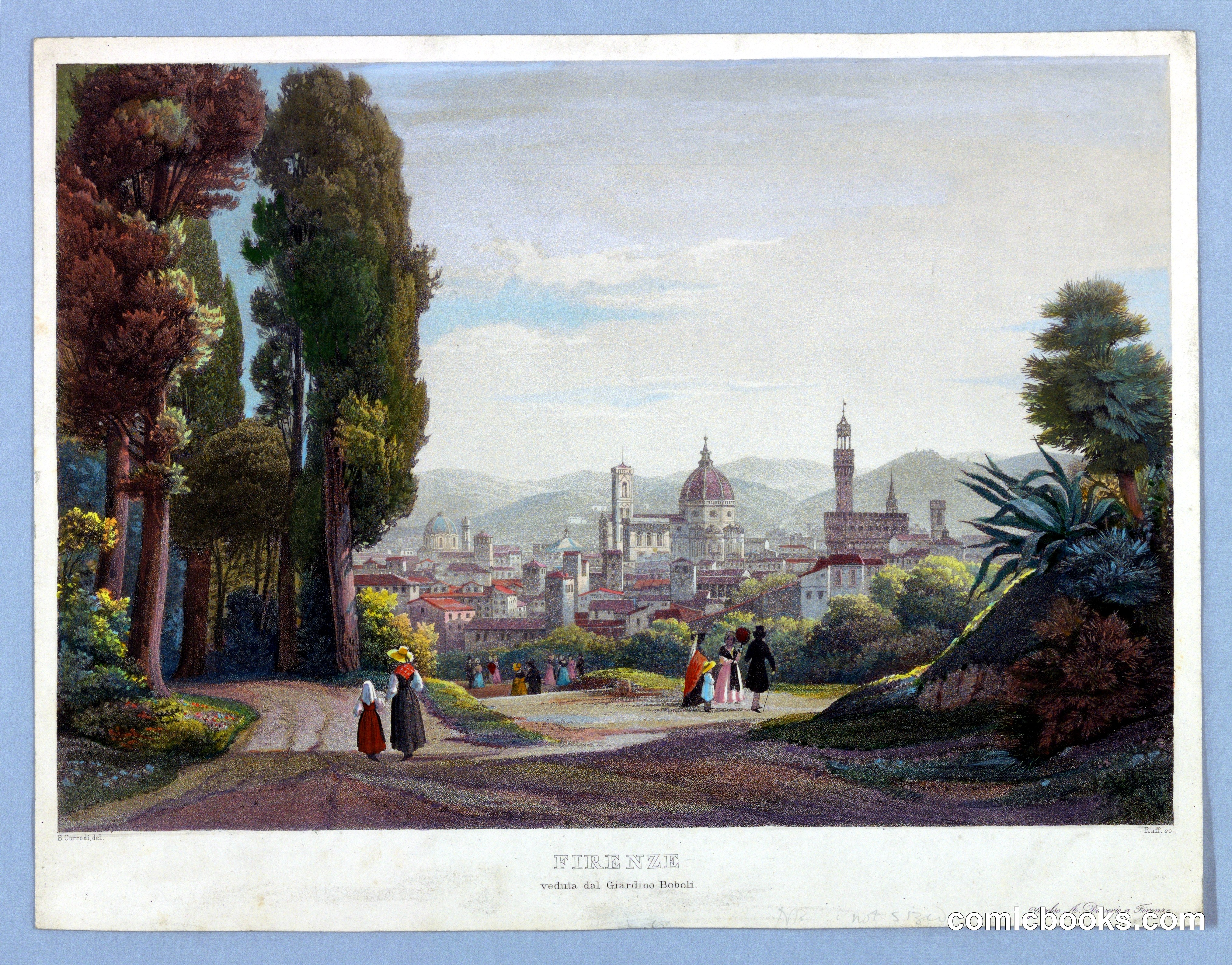 Firenze (Florence), View from the Boboli Garden