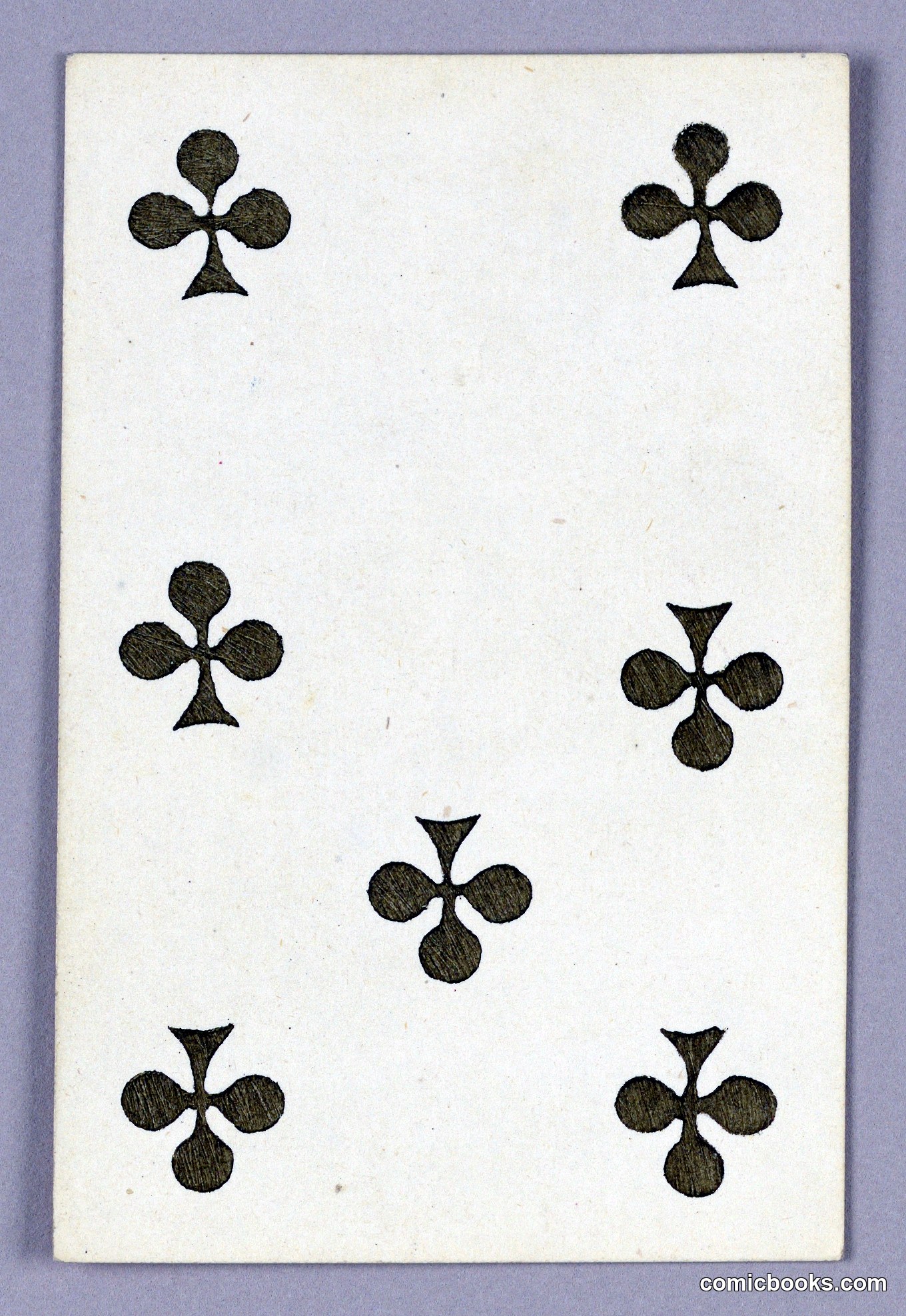 Seven of Clubs Playing Card