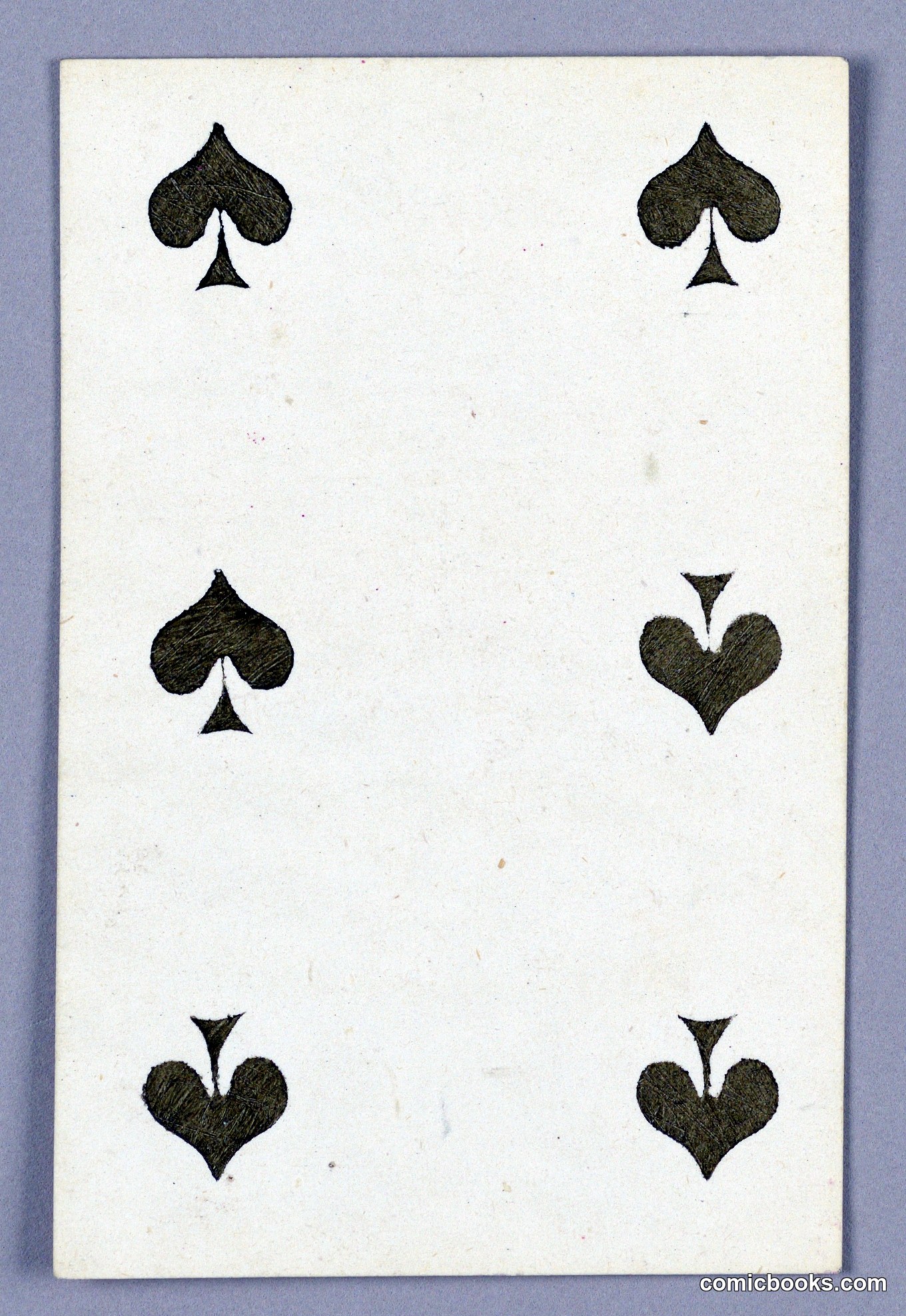 Six of Spades from Jeu Imperial Playing Cards