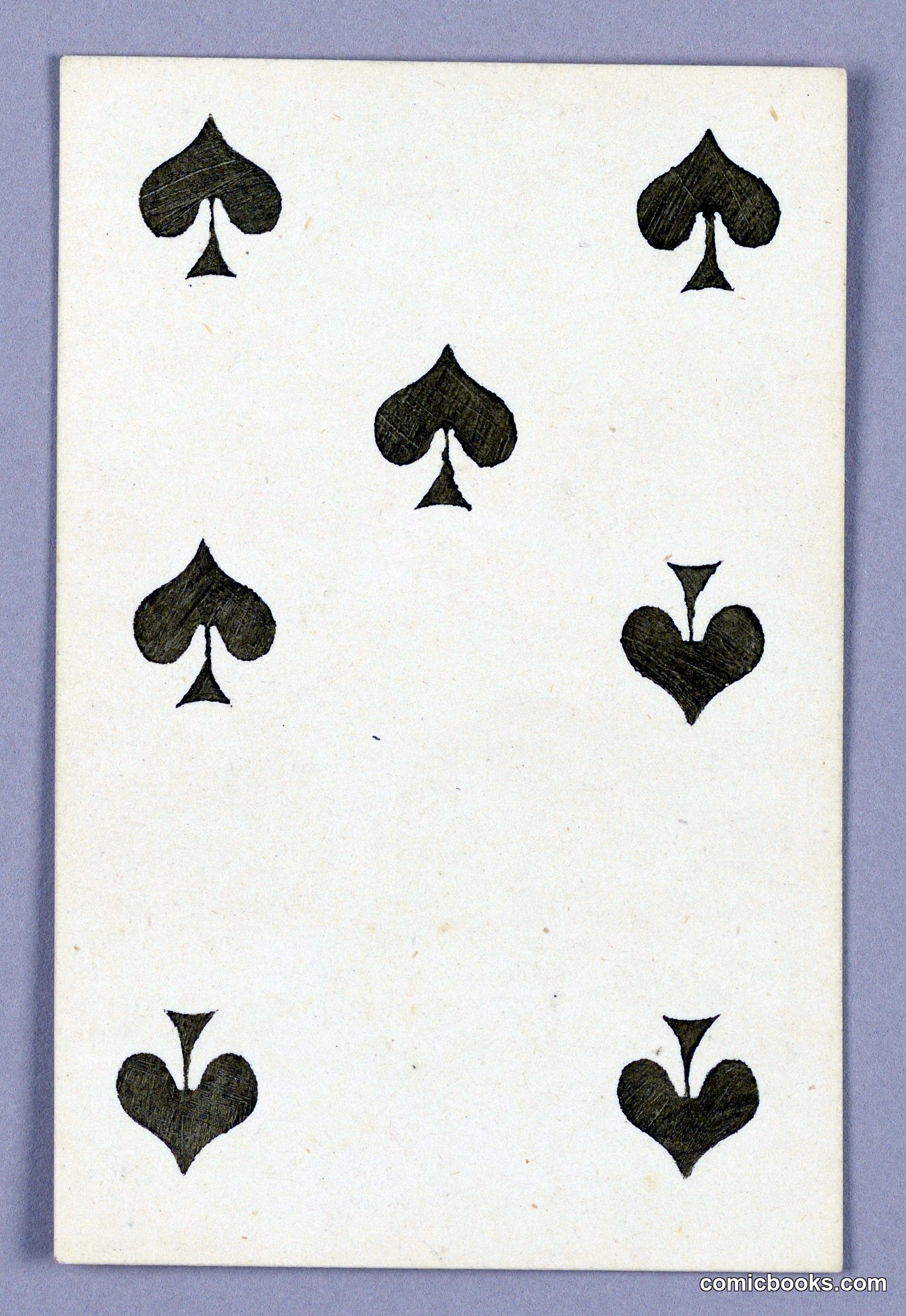 Seven of Spades from Jeu Imperial Playing Cards