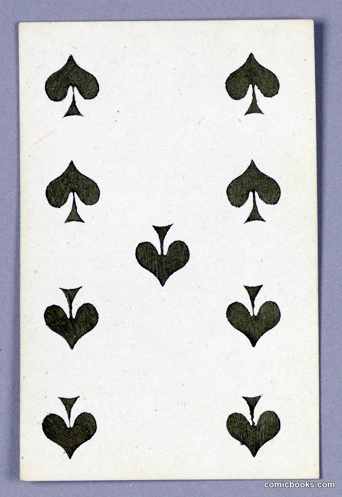 Nine of Spades Playing Card