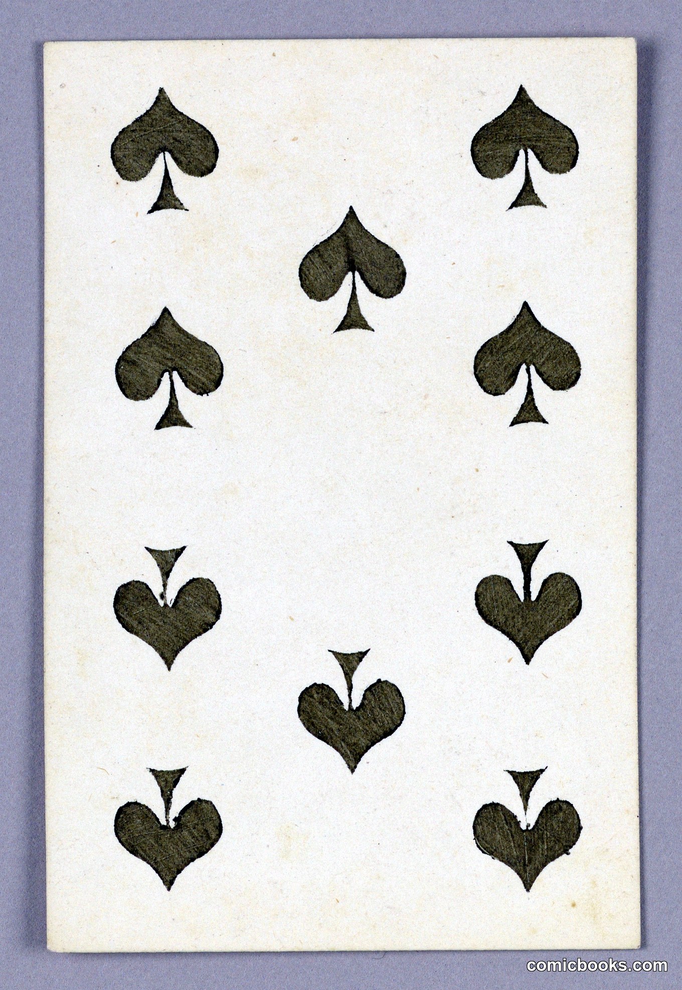 Ten of Spades from Jeu Impérial Playing Cards