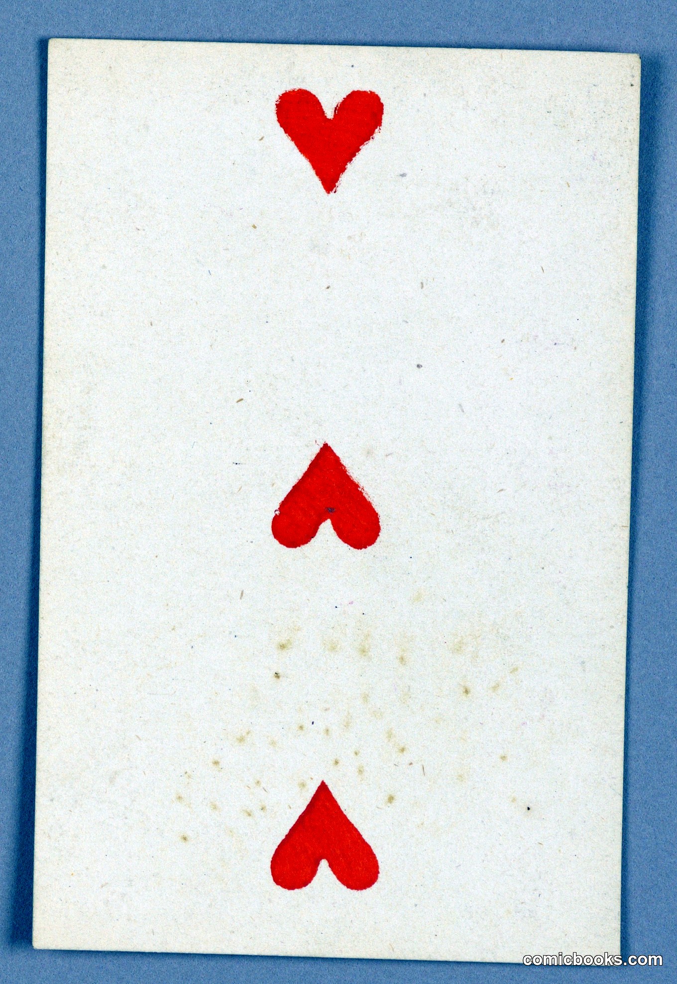 Three of Hearts Playing Card