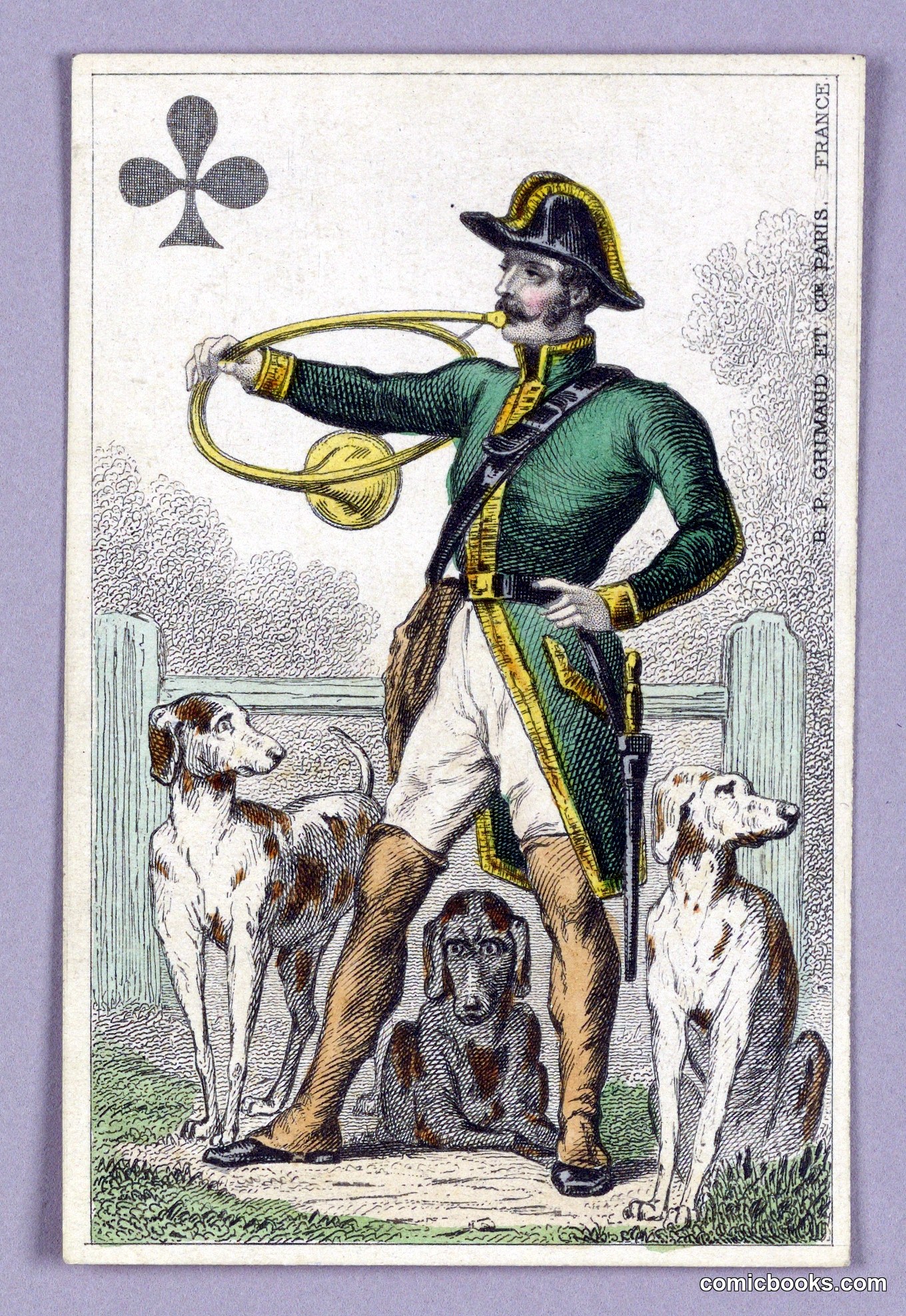 French Huntsman, Jack of Clubs
