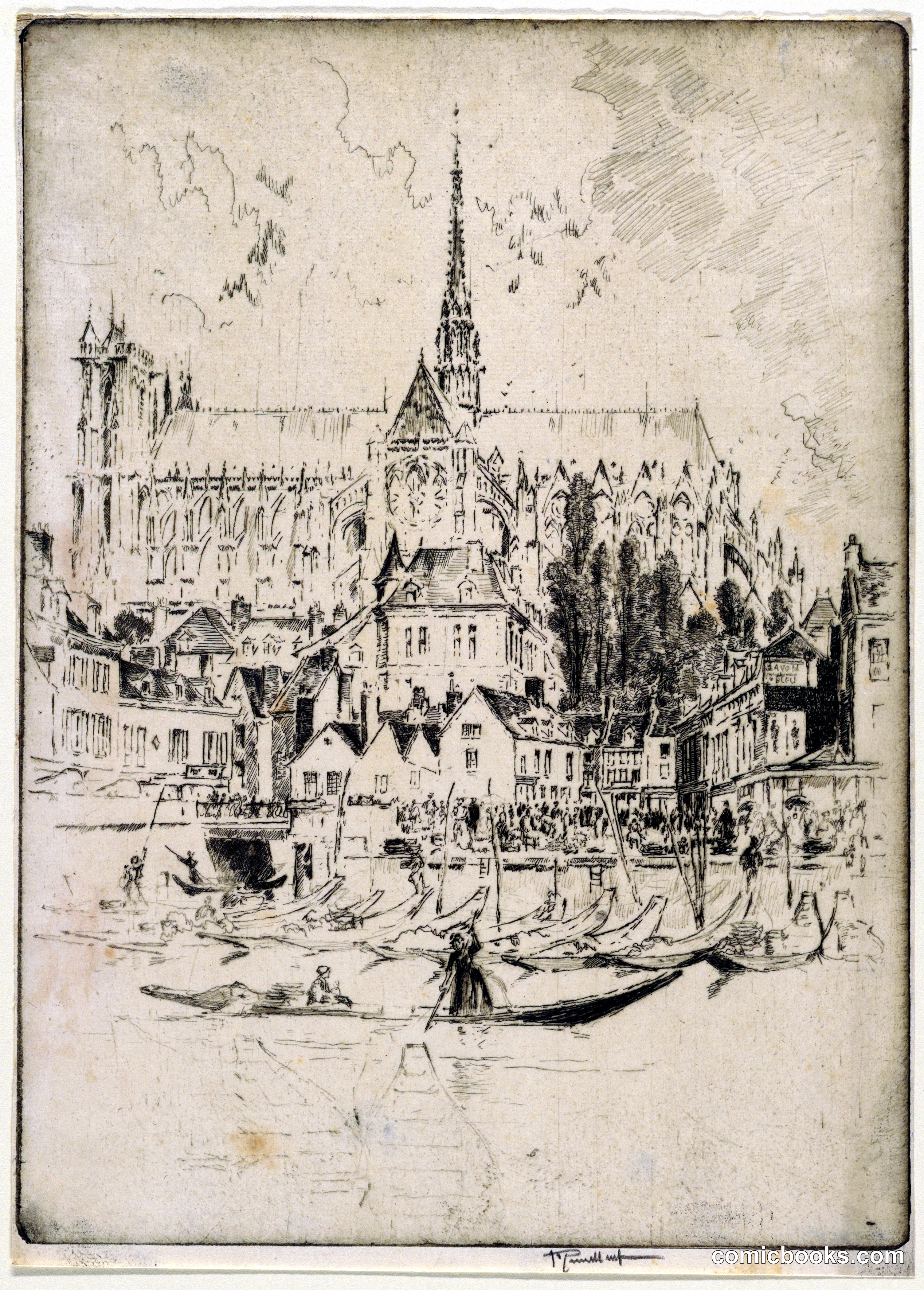 Amiens from the River