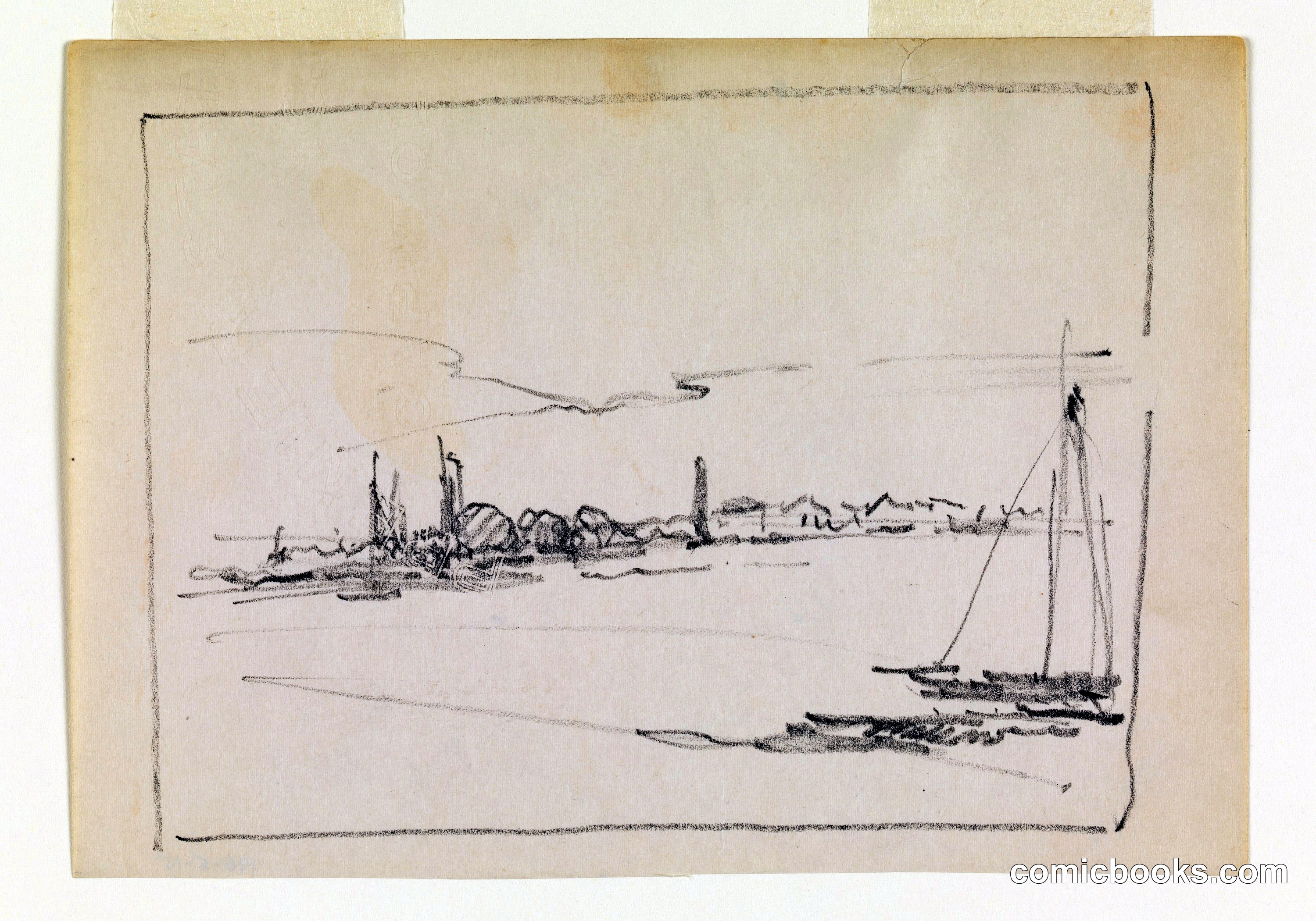 Landscape with Sailboat