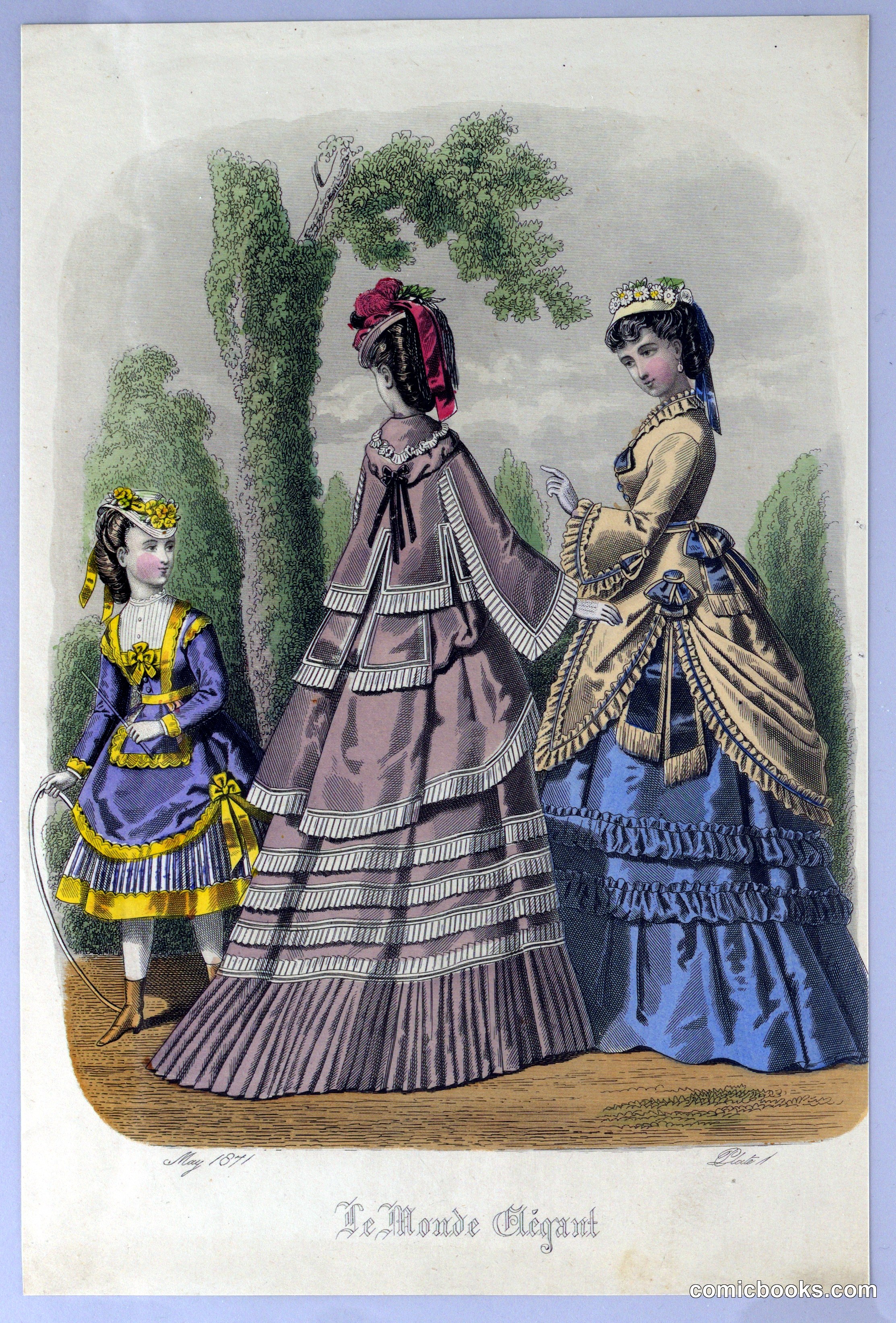 Le Monde Élégant Fashion Plate