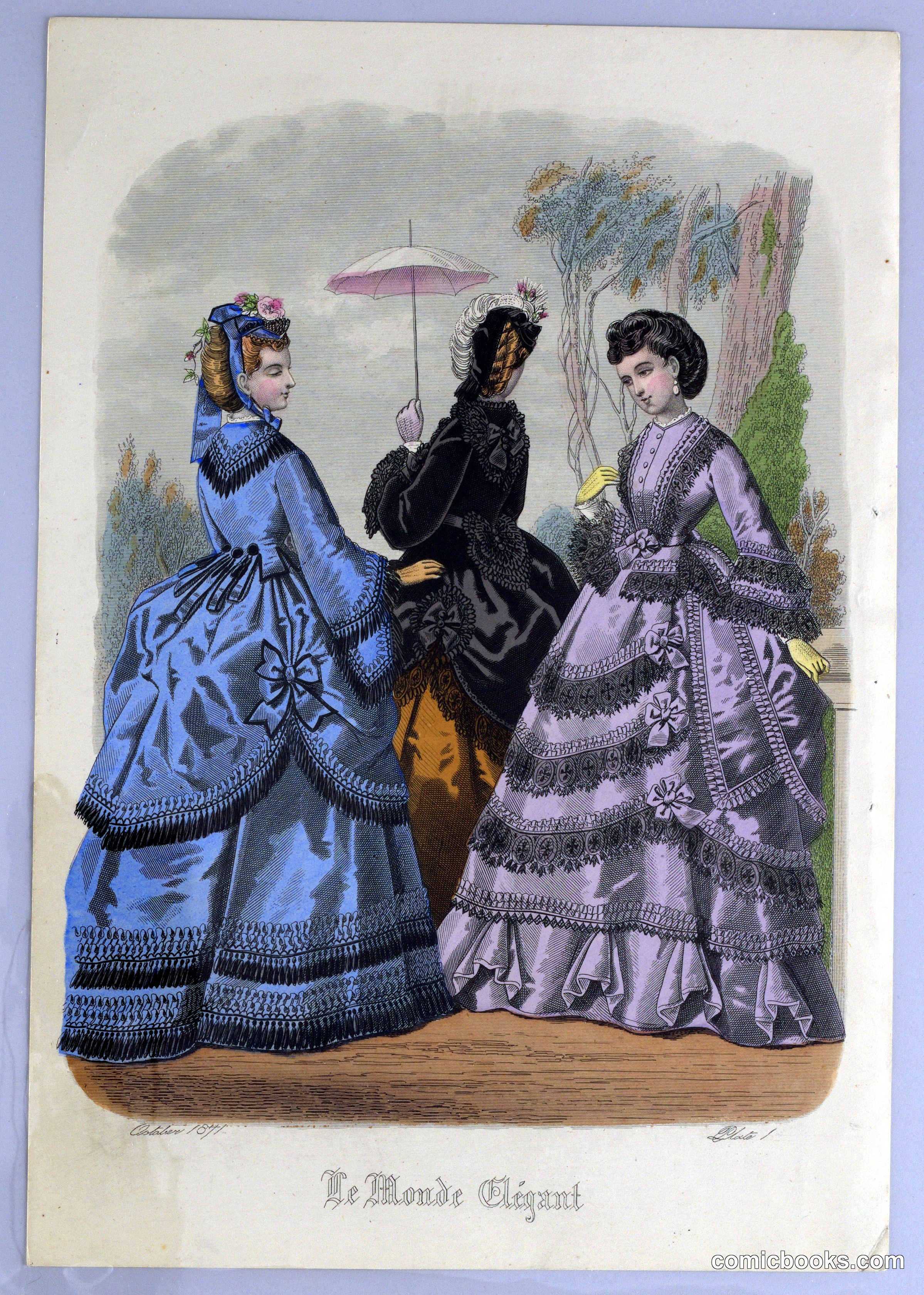 Fashion Plate from Le Monde Élégant