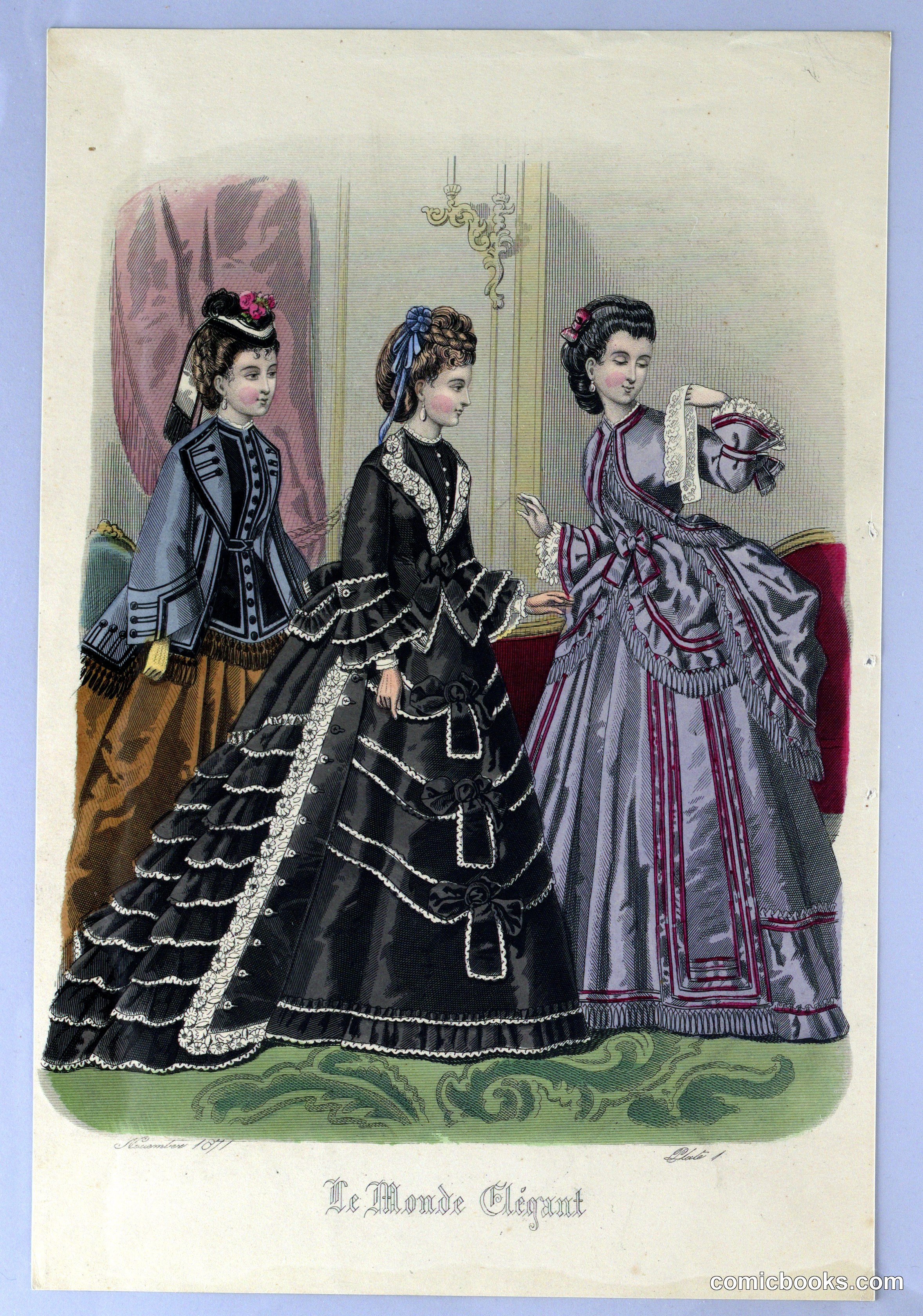 Fashion Plate from Le Monde Élégant
