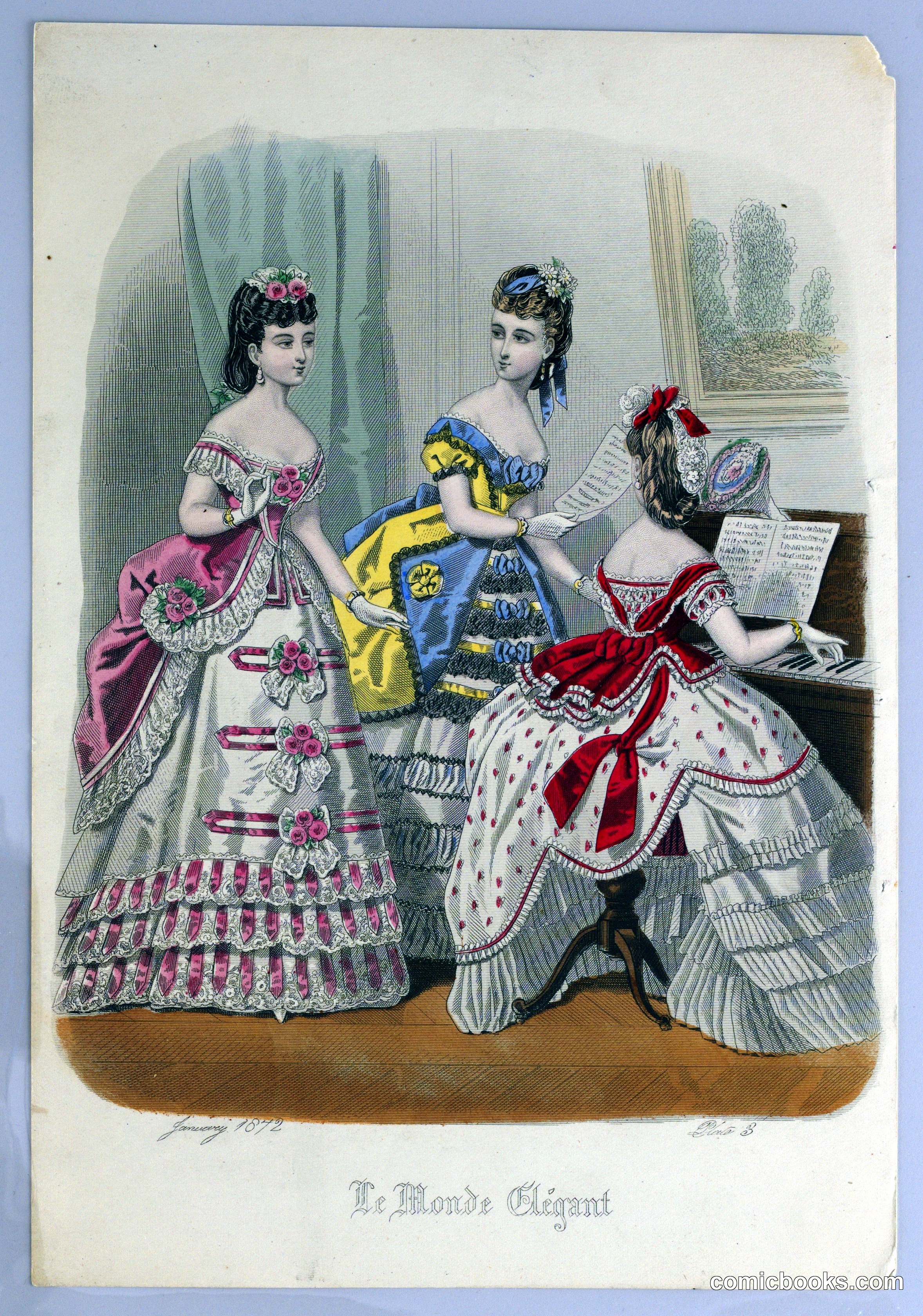 Fashion Plate from Le Monde Élégant